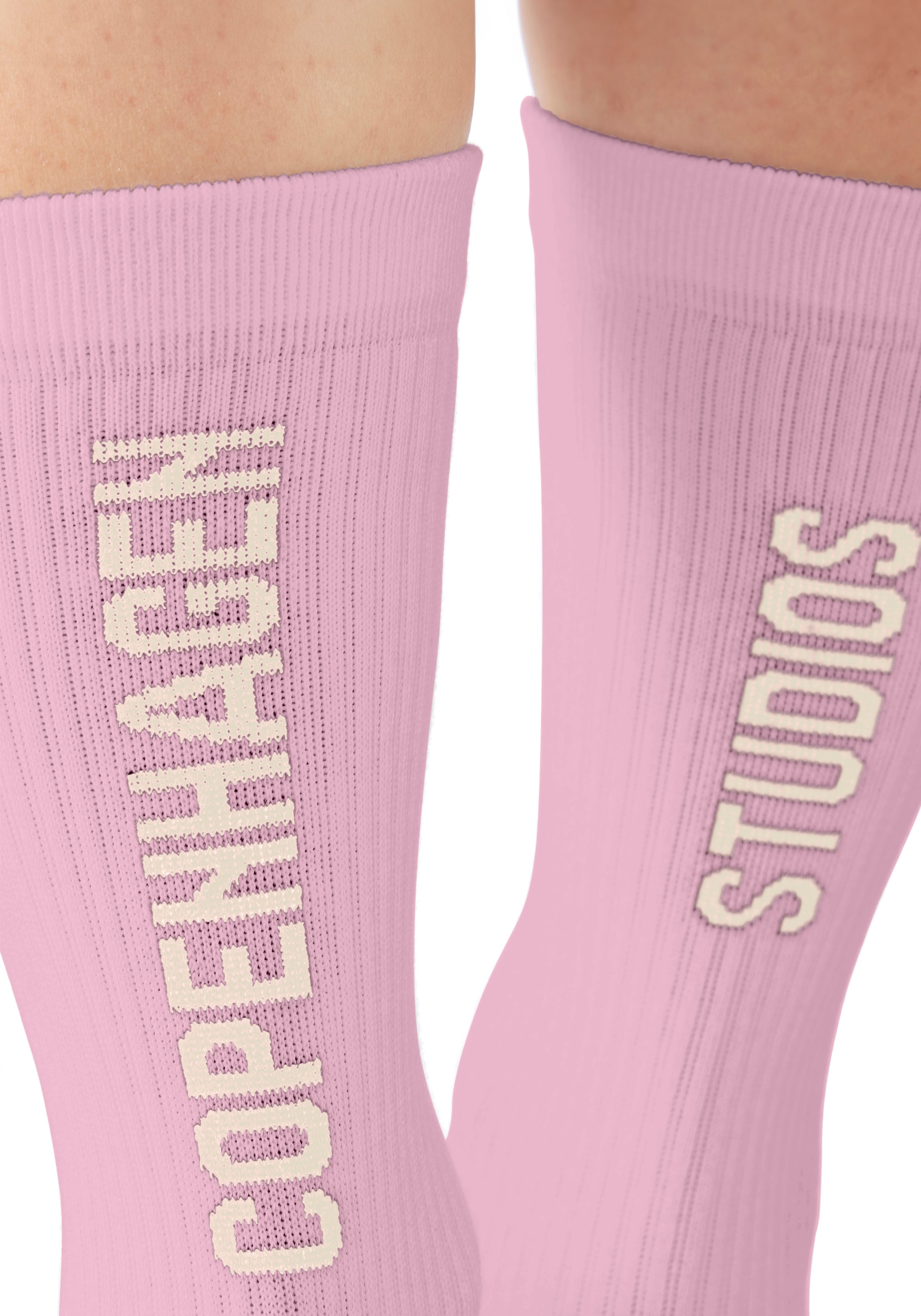 Copenhagen Studios Tennissocken, (Packung, 3 Paar), mit grossem Schriftzug
