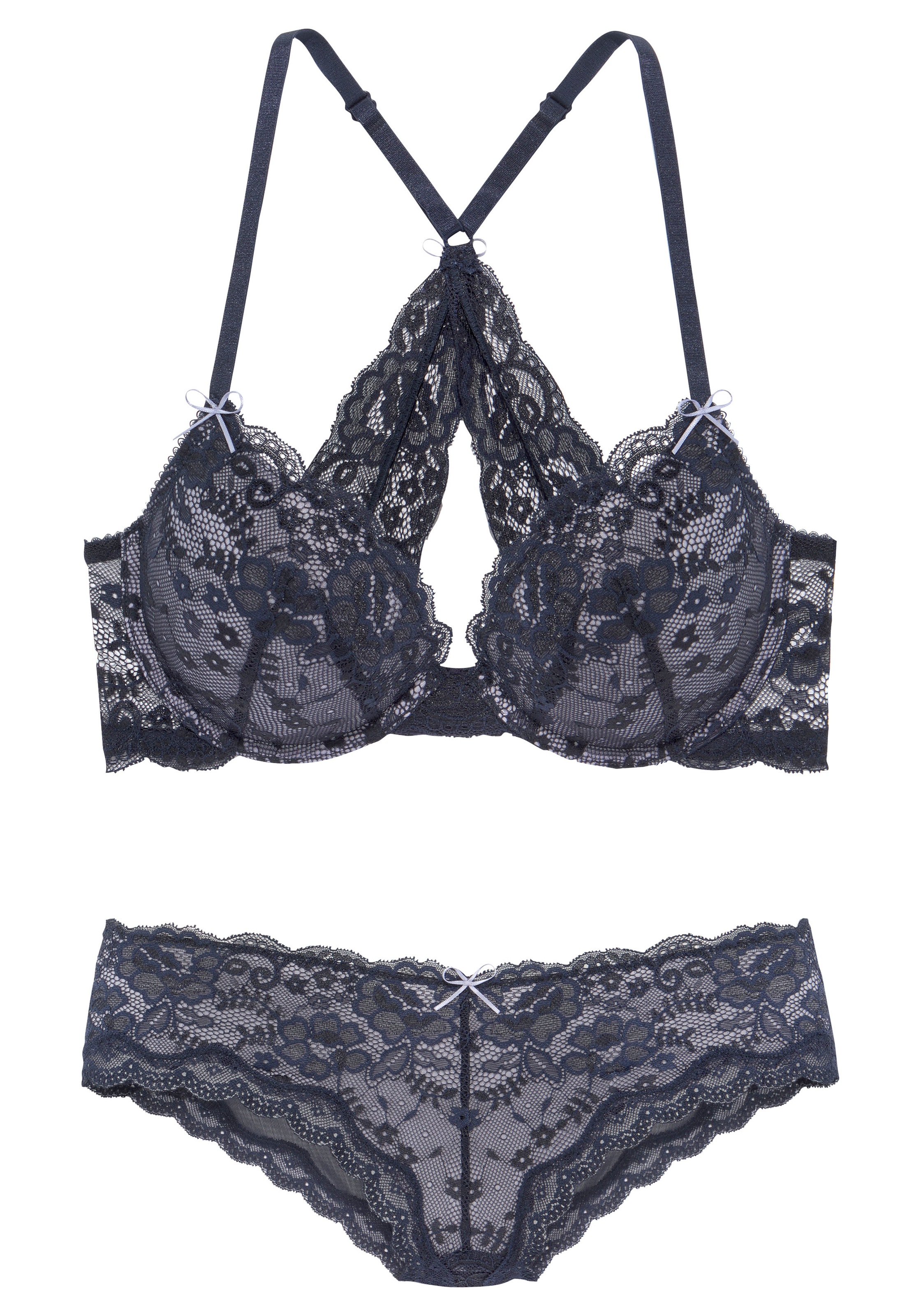 LASCANA Set: Push-up-BH Set, 2 Stk. sexy Unterwäsche, sexy Dessous Damen