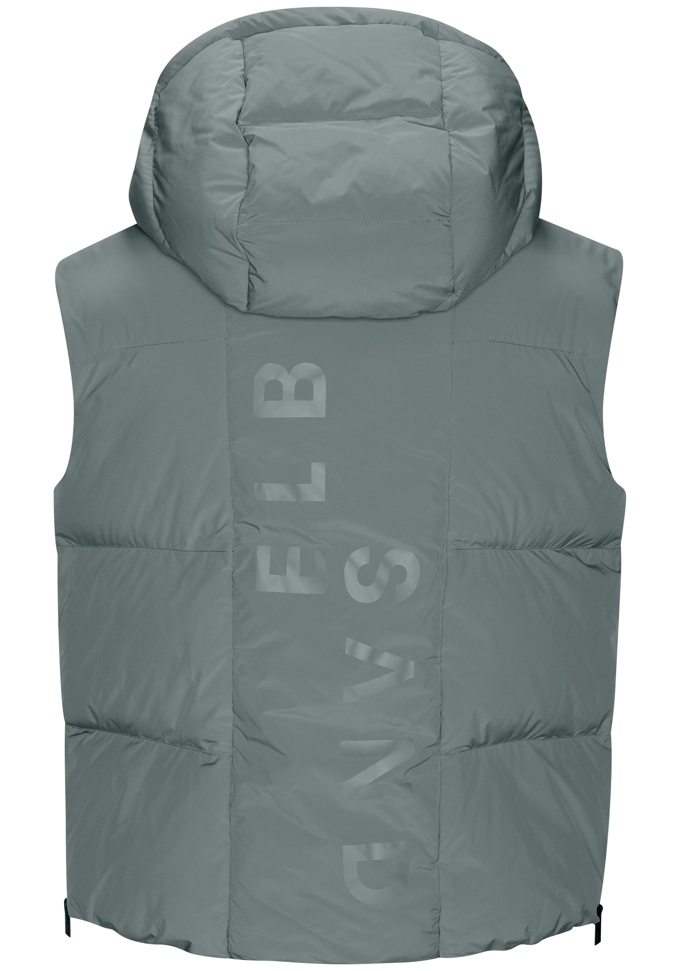 Elbsand Gilet matelassé mit grossem Logoprint auf dem Rücken