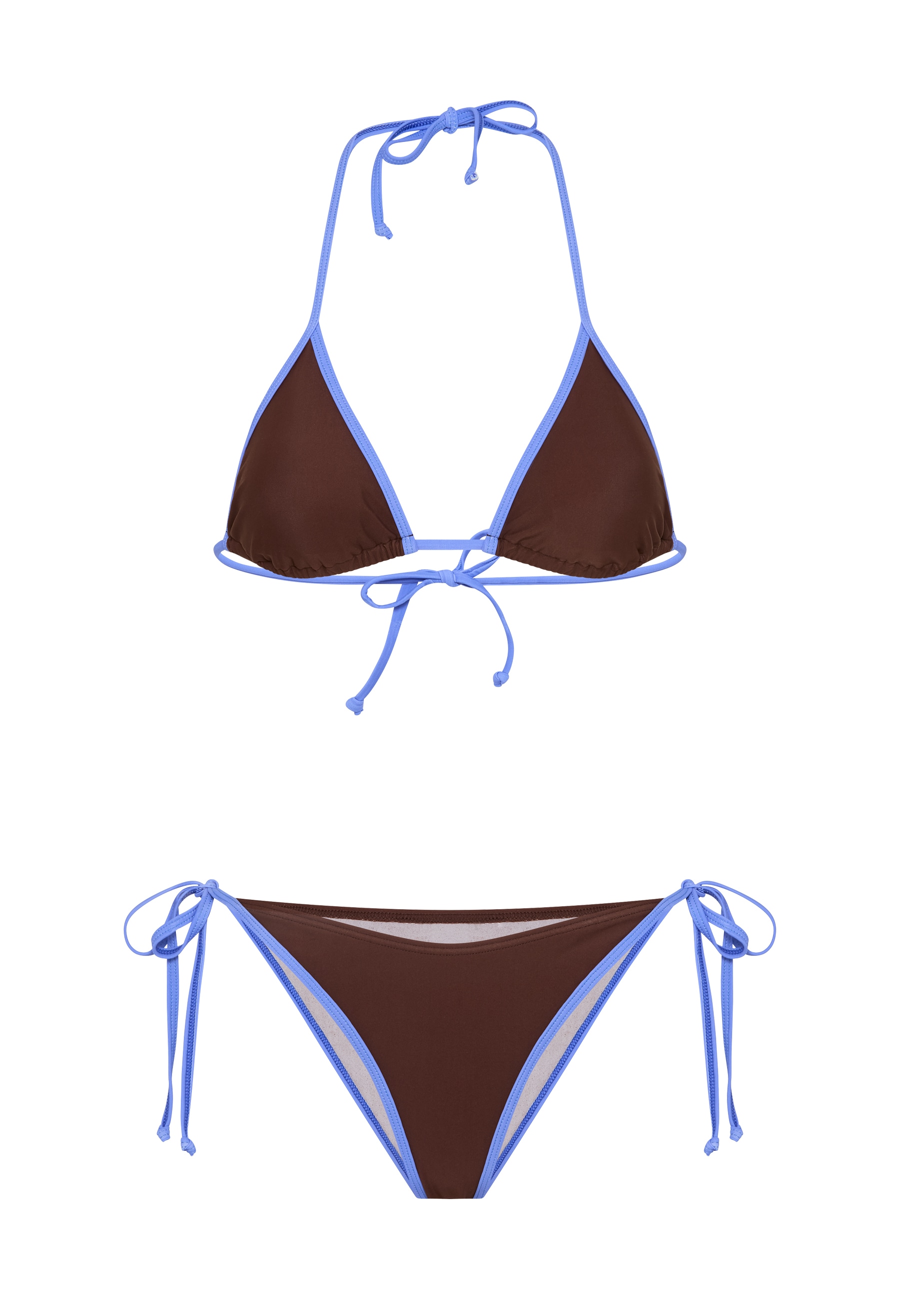 LSCN by LASCANA Bikini triangle mit farblich abgesetztem Binding