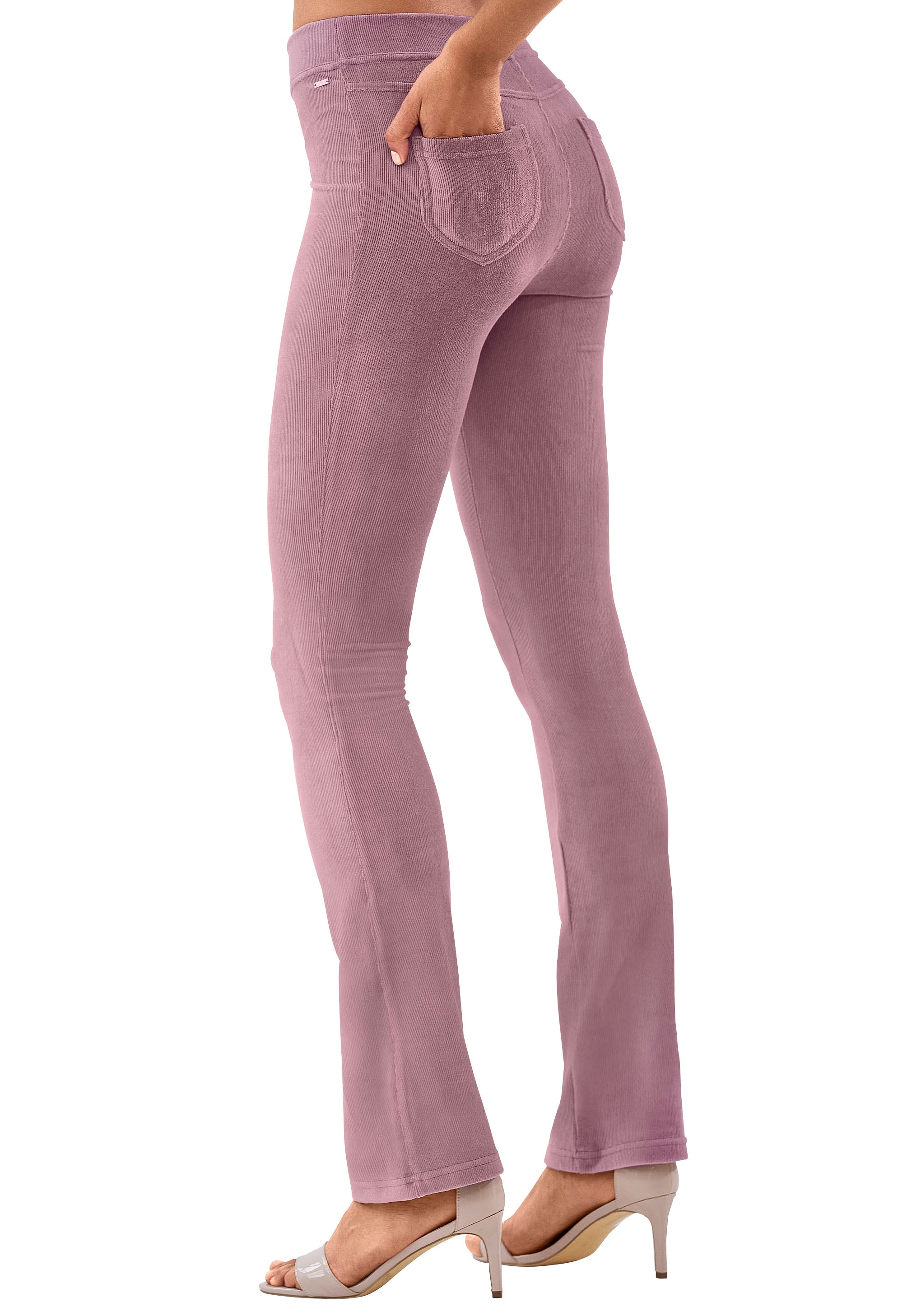 LASCANA Jazzpants, aus weichem Material in Cord-Optik, Loungewear
