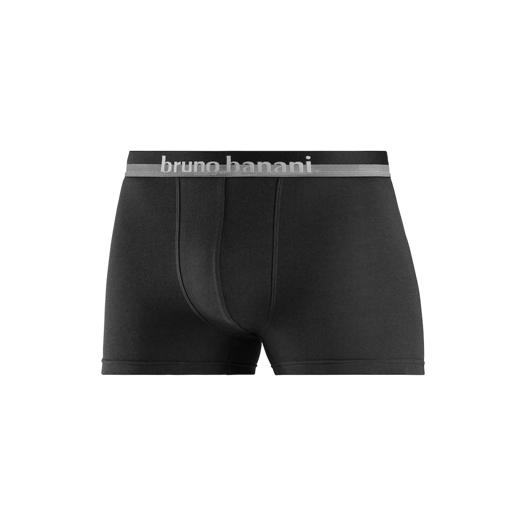 Bruno Banani Boxer »Boxershorts für Herren«, (Packung, 4 St.), mit erhabenem Logo-Druck auf dem Bund