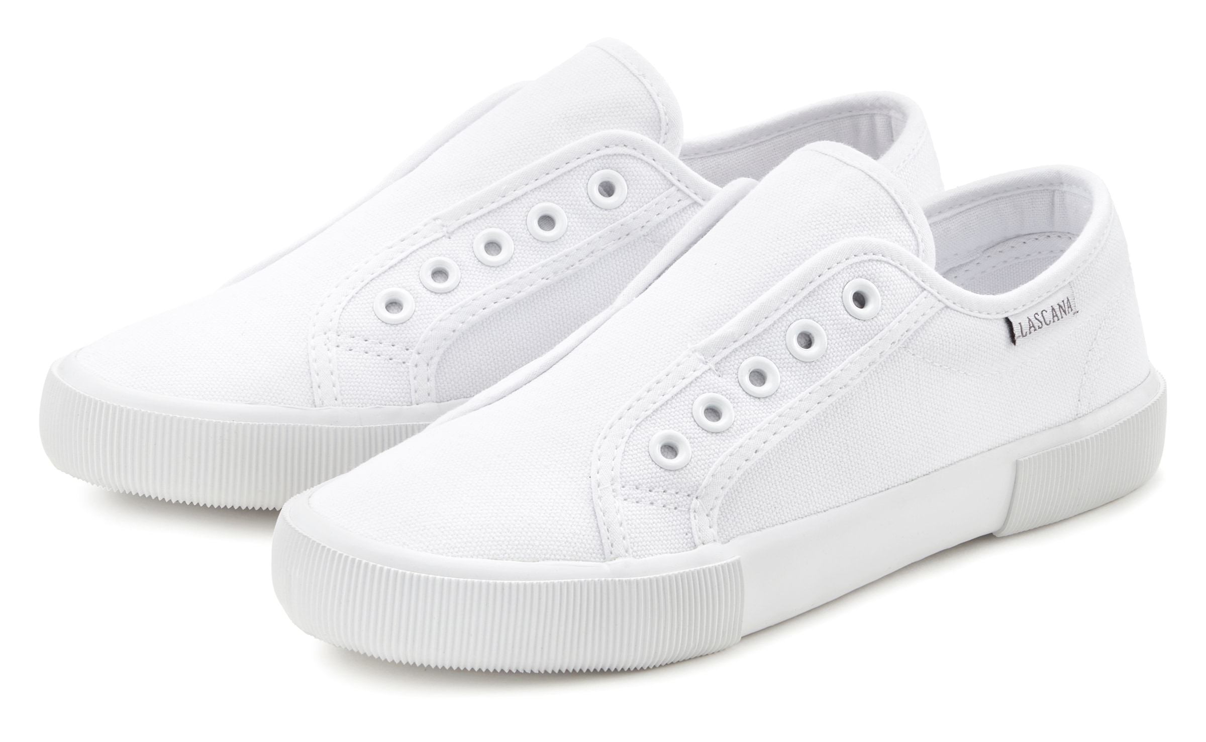 LASCANA Sneaker Slipper, Halbschuh bequem zum Reinschlüpfen VEGAN
