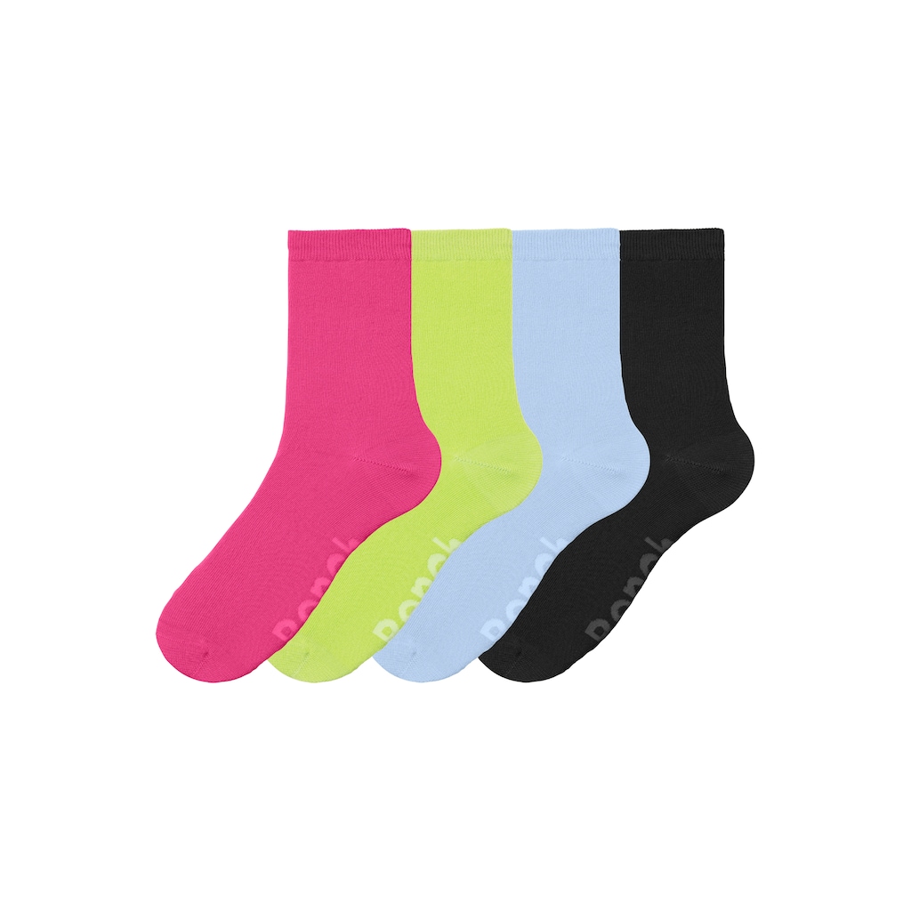 Bench. Socken, (Dose, 4 Paar), mit farbigen Innenbündchen, sortiert in edler Geschenkdose
