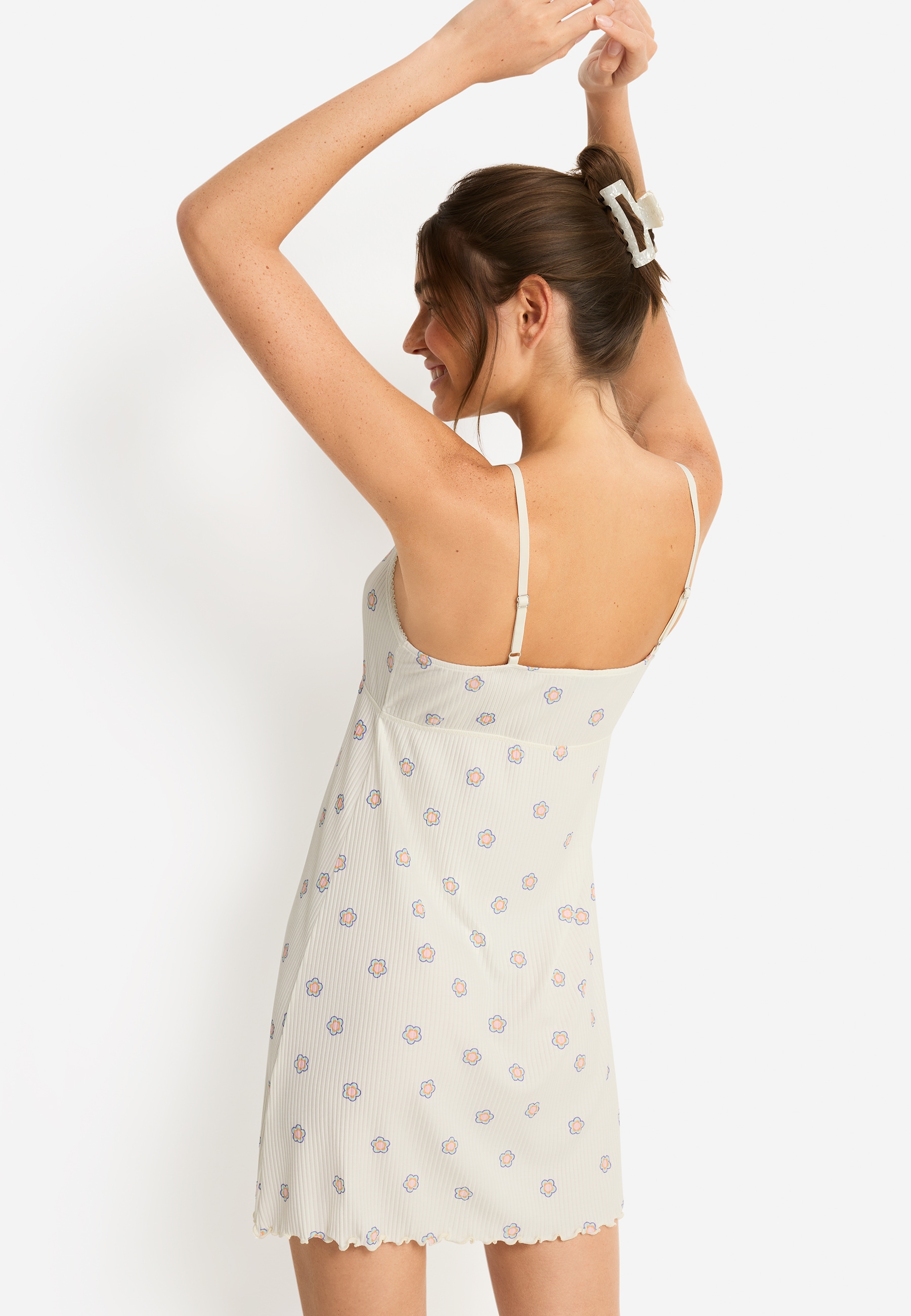 LSCN by LASCANA Negligé 1 tlg. tlg. mit All-over Print