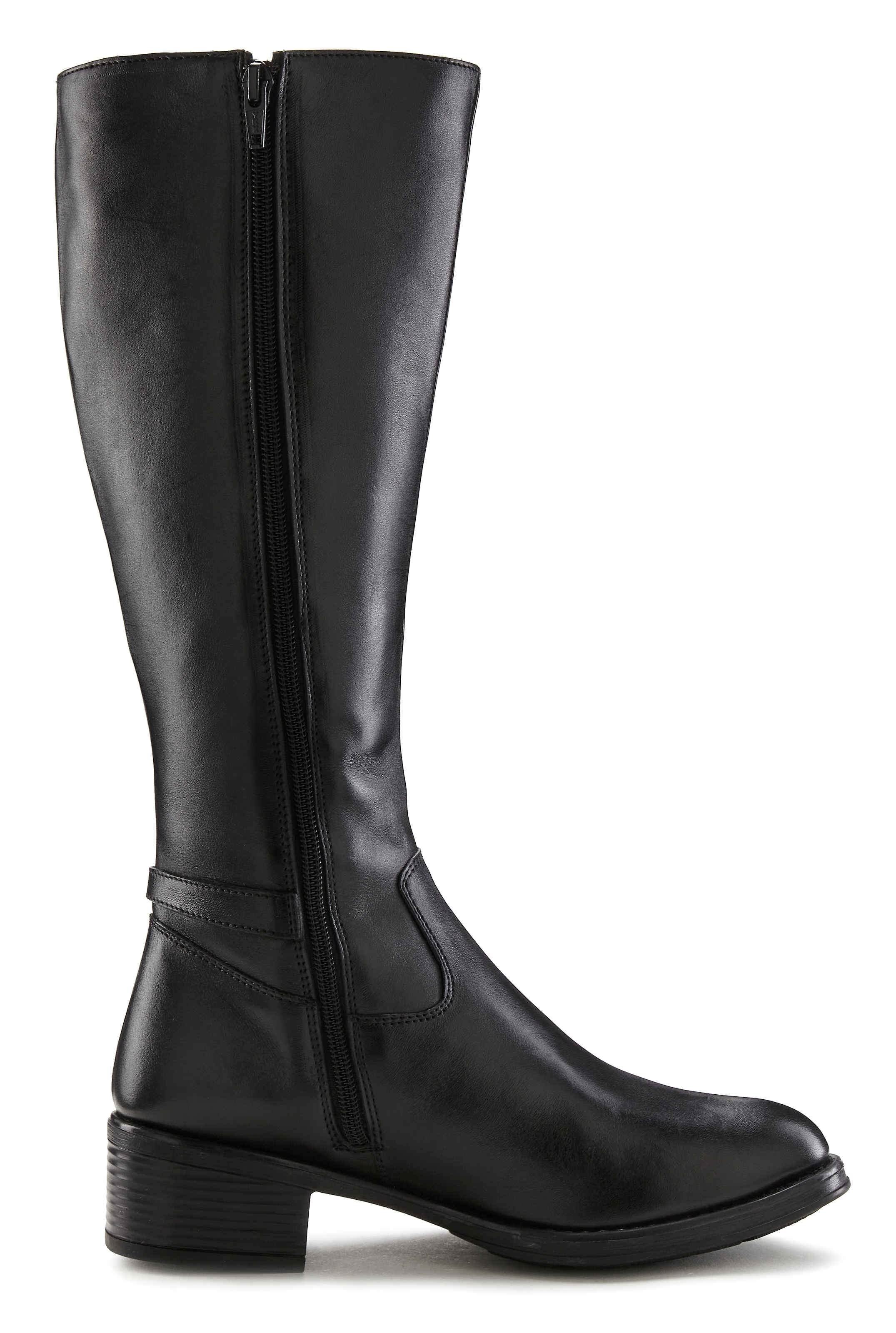 LASCANA Stiefel »Stiefelette«  aus Leder mit Langschaft