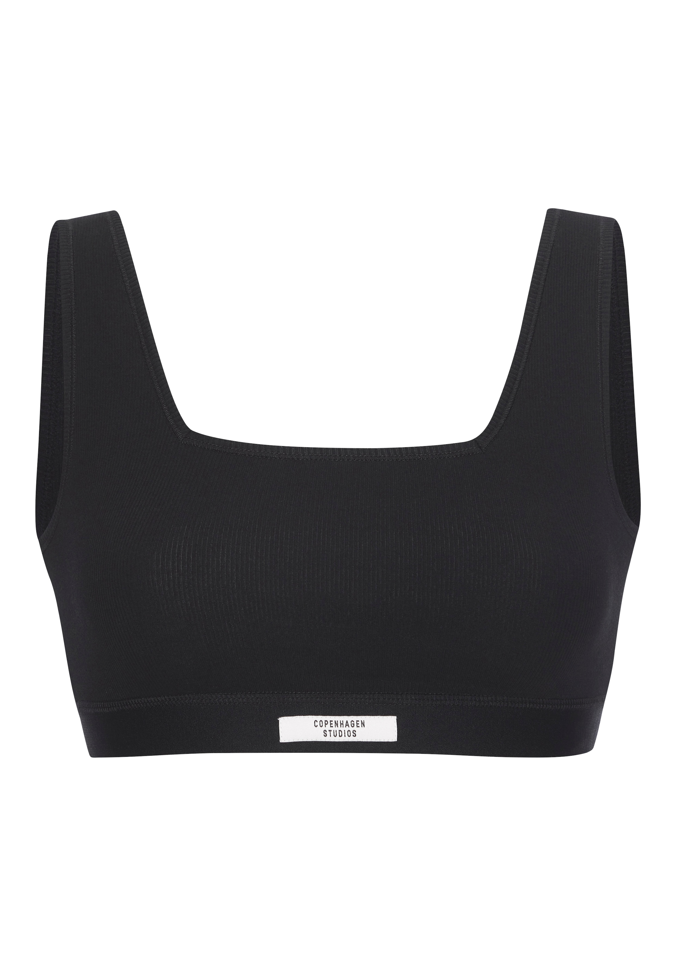 Copenhagen Studios Bustier aus elastischer Baumwoll-Ripp-Qualität