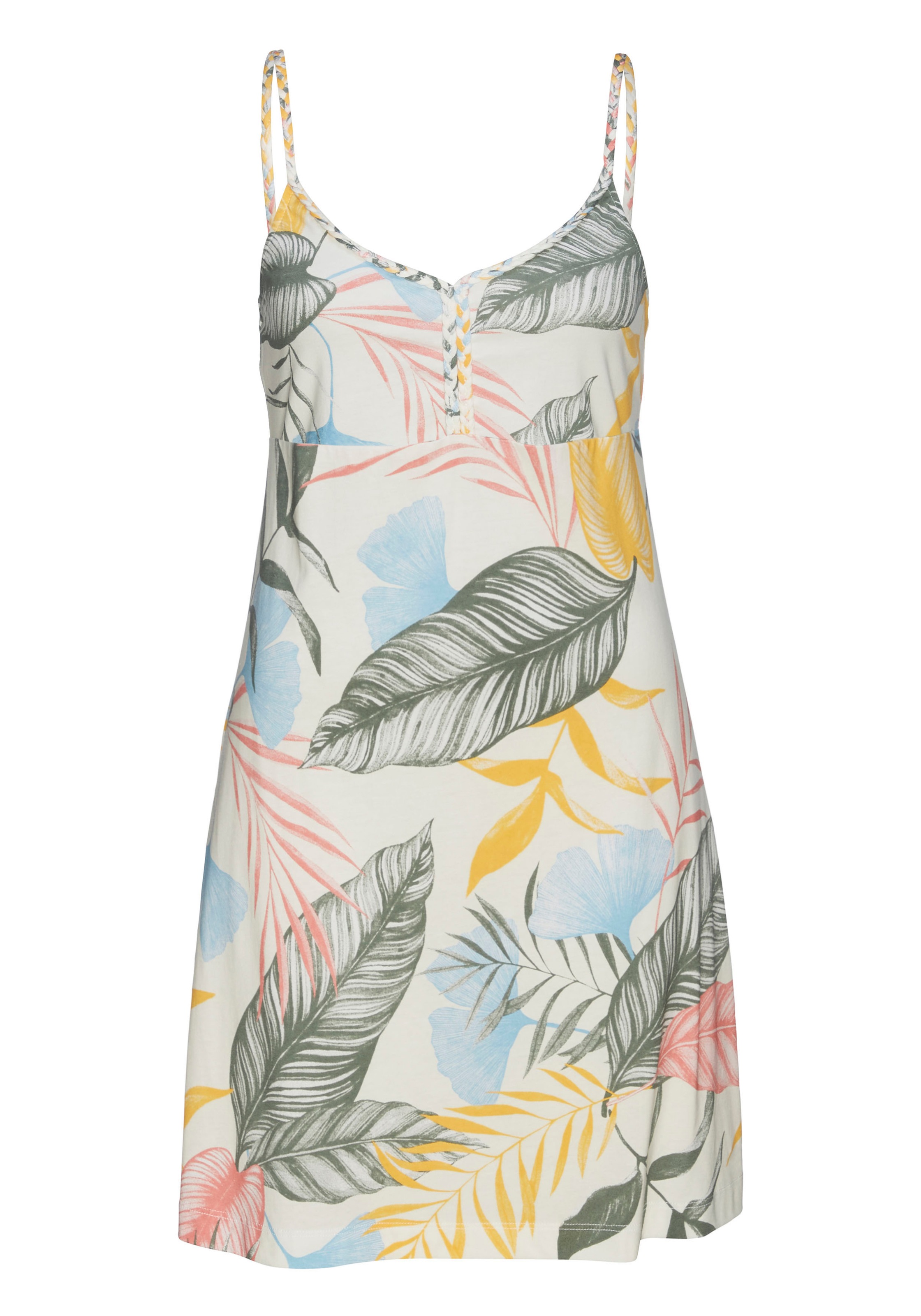 Vivance Dreams Négligé 1-teilig,  uni oder mit floralem Druck