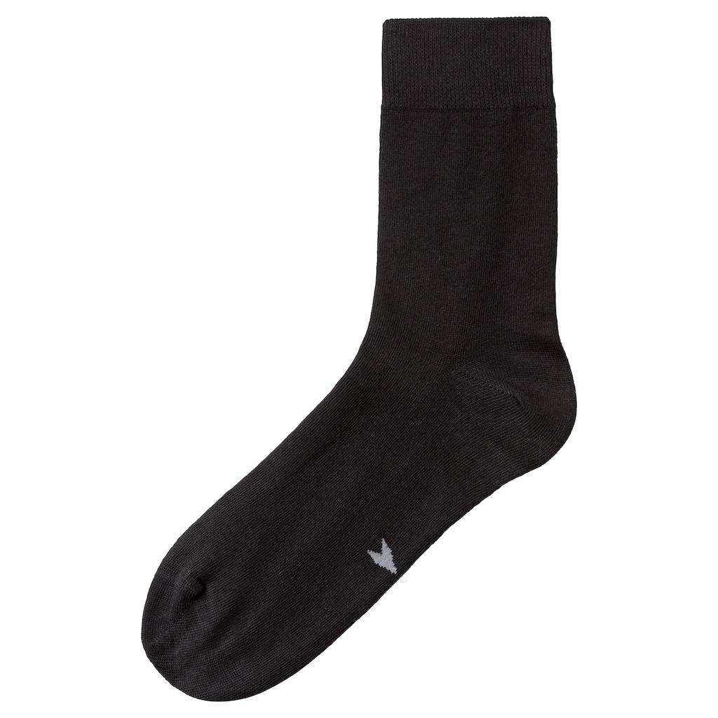 H.I.S Basicsocken, (Packung, 10 Paar), mit eingestrickten Symbolen