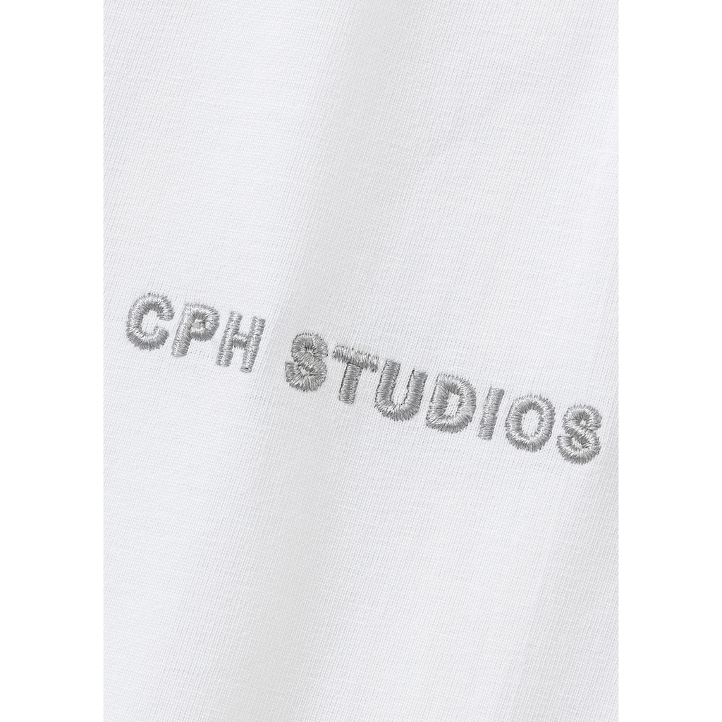 Copenhagen Studios T-Shirt »mit hochwertiger Logostickerei«, Loose-fit, Oversize-Shirt aus heavy Bio-Baumwoll-Qualität