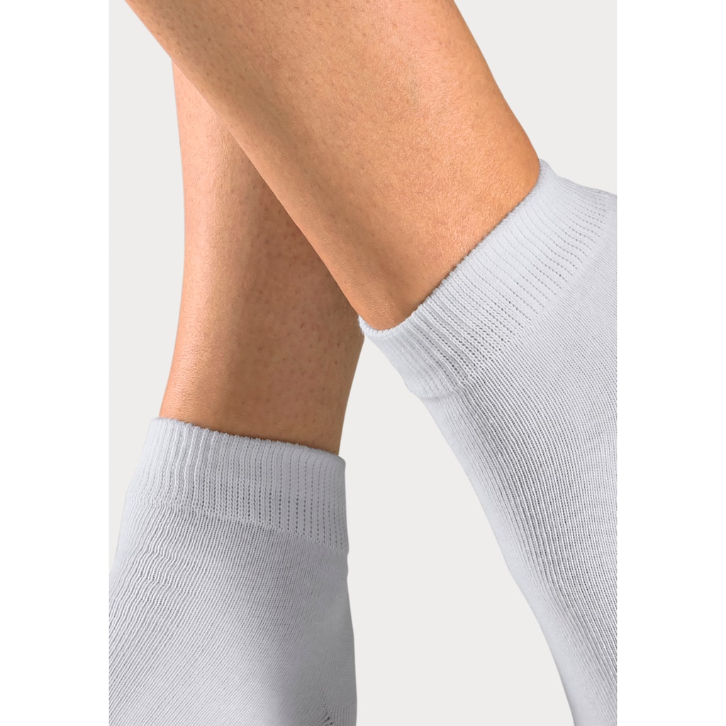 H.I.S Kurzsocken, (Packung, 10 Paar), mit eingestrickten Symbolen