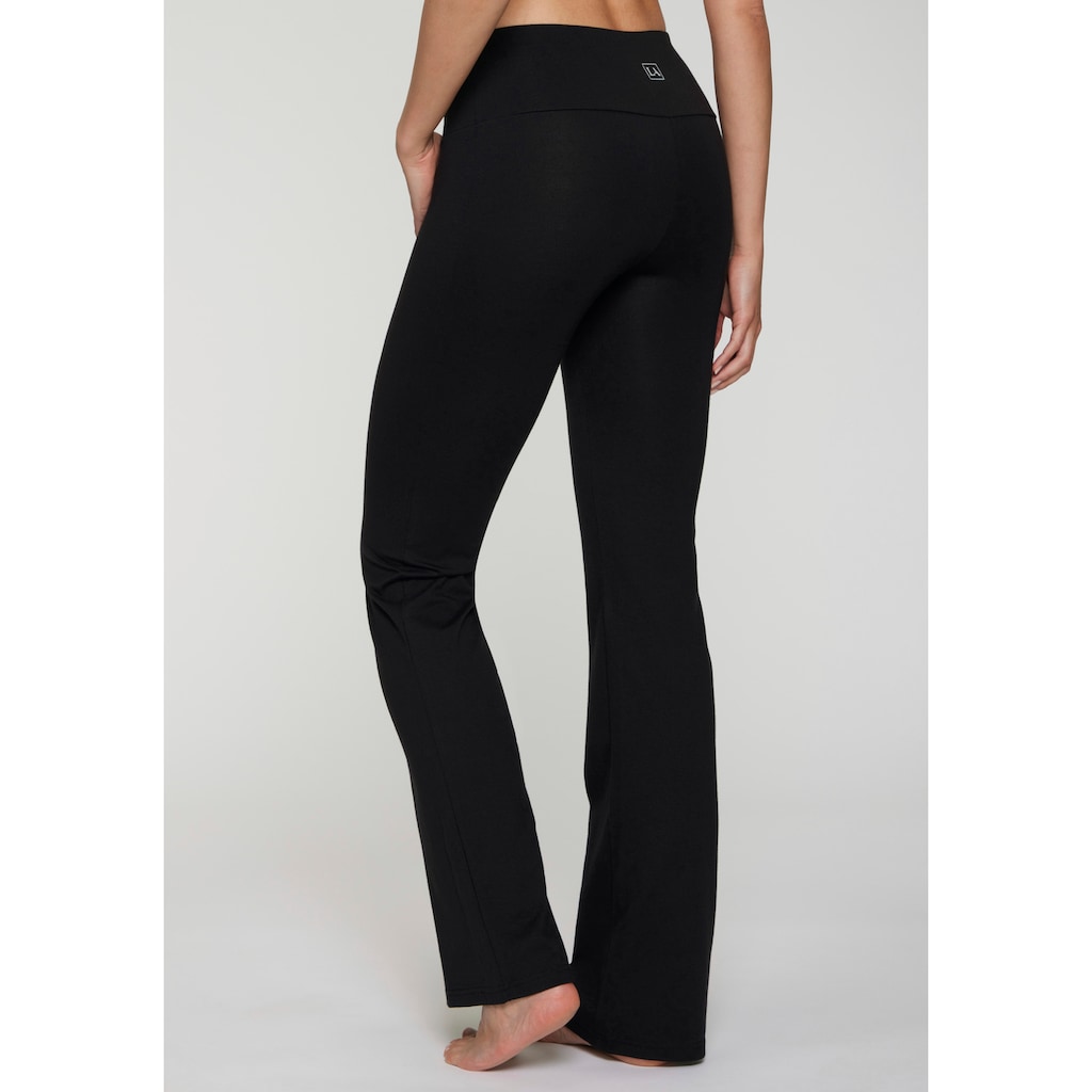 LASCANA ACTIVE Jazzpants, mit breitem Bündchen