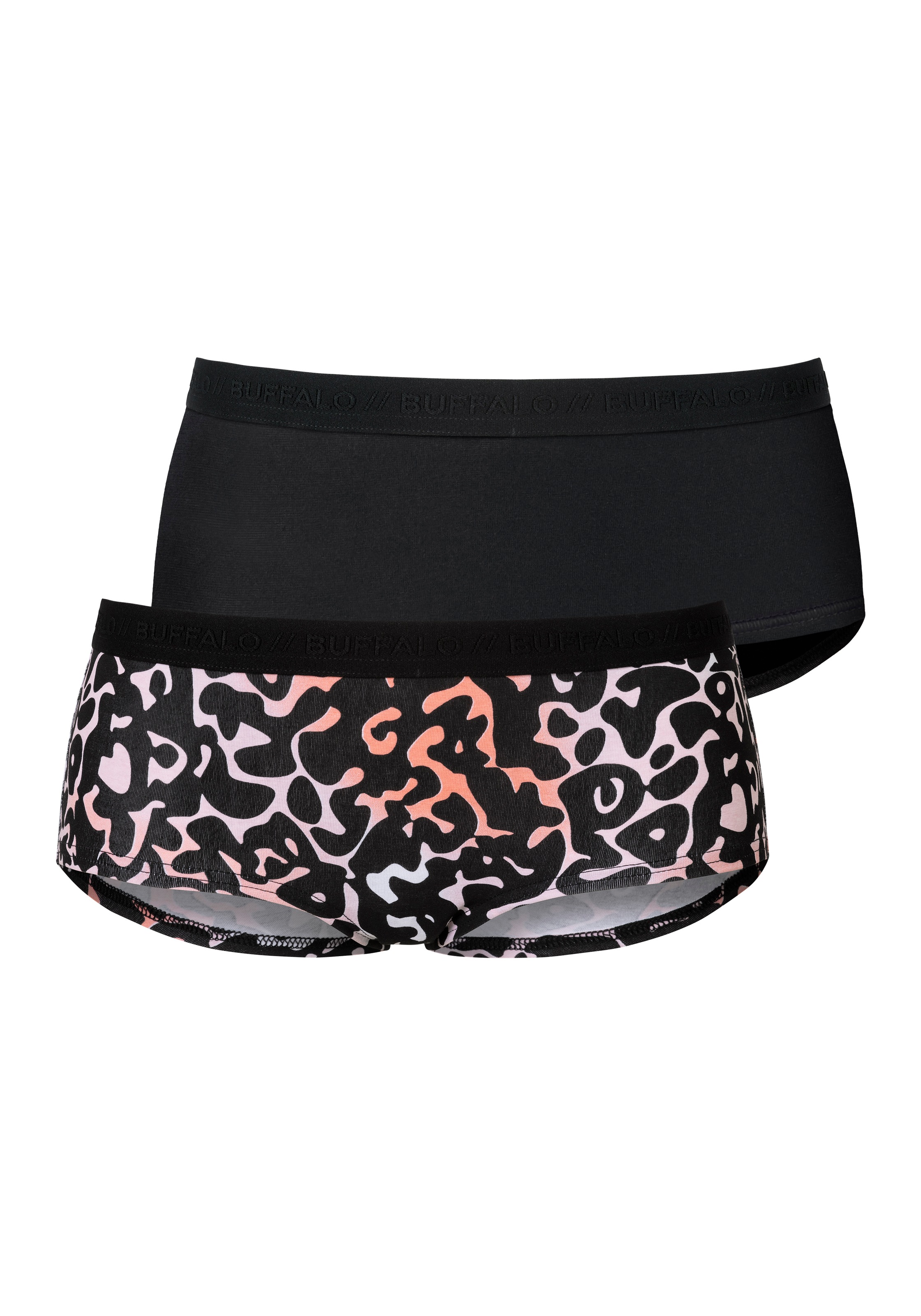 Buffalo Hipster Packung, 2 Stk. mit Logo-Bündchen