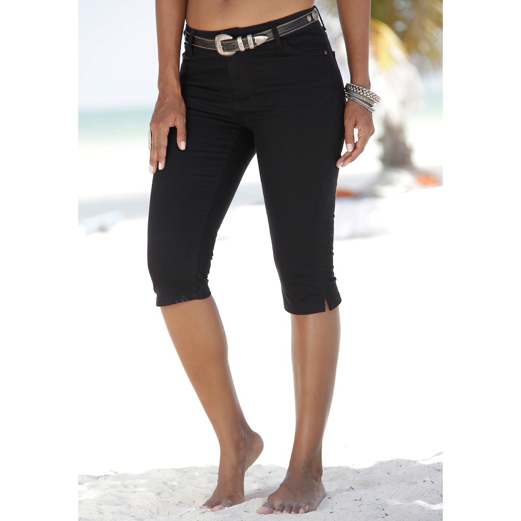 Beachtime 3/4-Hose, mit Elasthan, Caprihose, Sommerhose