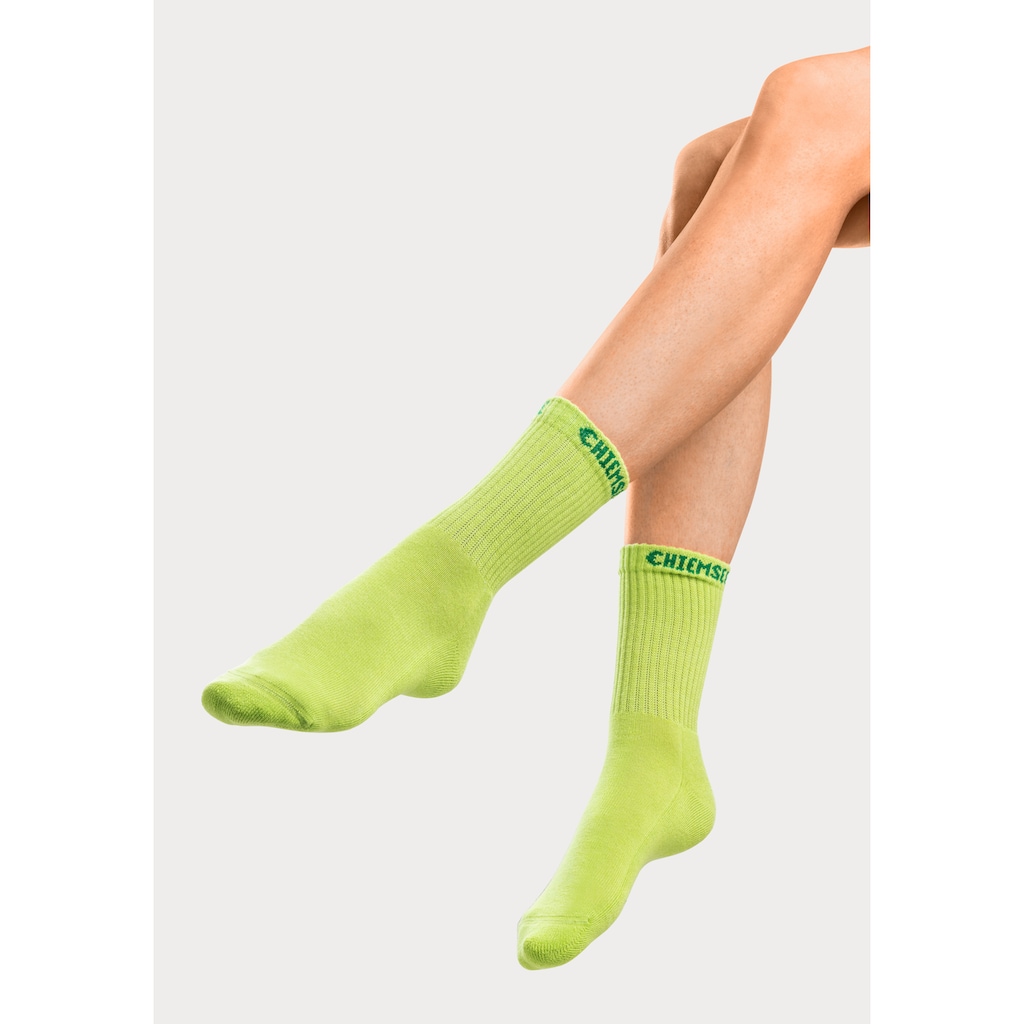 Chiemsee Tennissocken, (Packung, 6 Paar), mit eingestricktem Markennamen
