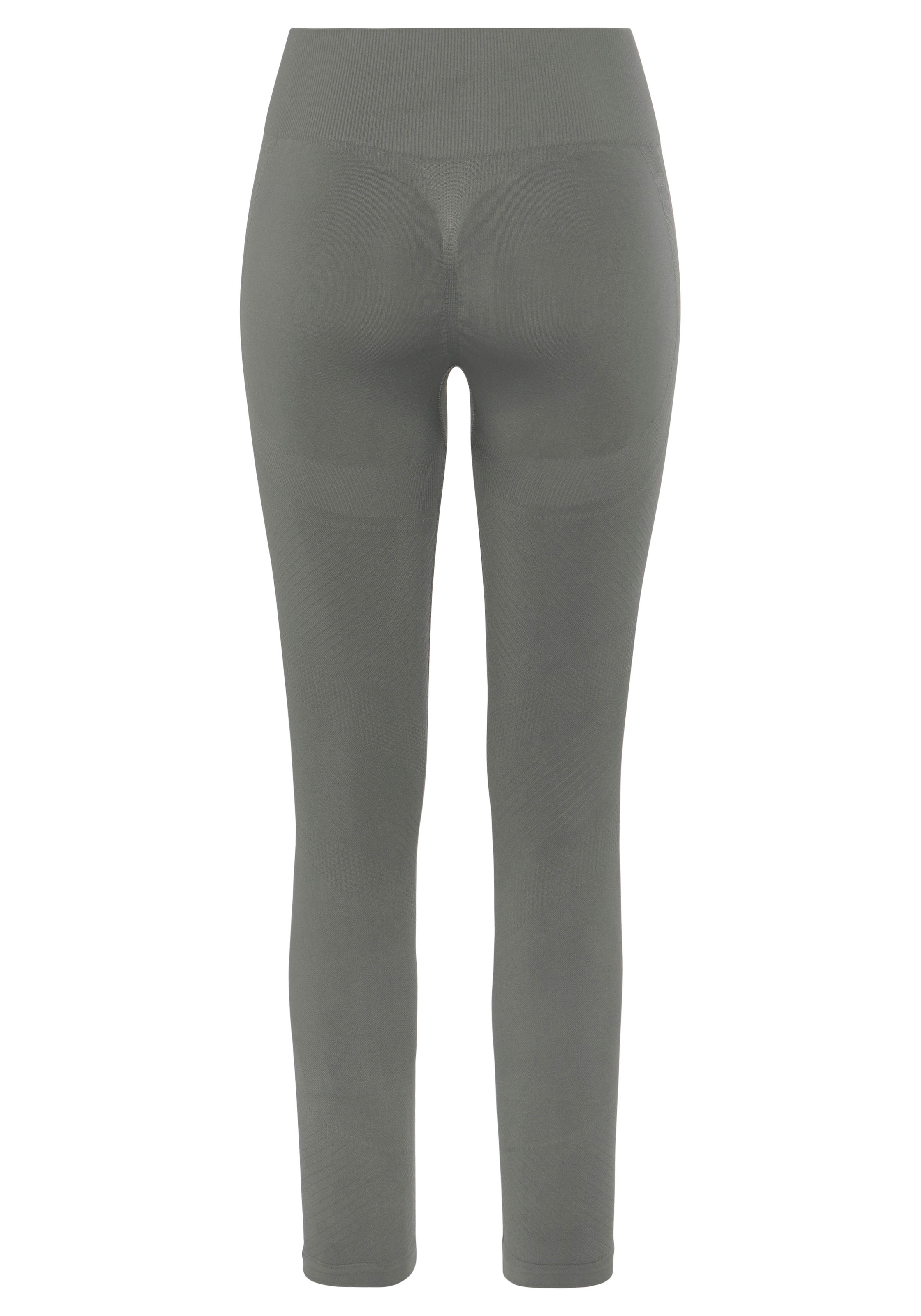 LASCANA Seamless Leggings »Po Push Up«, mit Rippstruktur und Shapingeffekt, Sporthose, Sportleggings