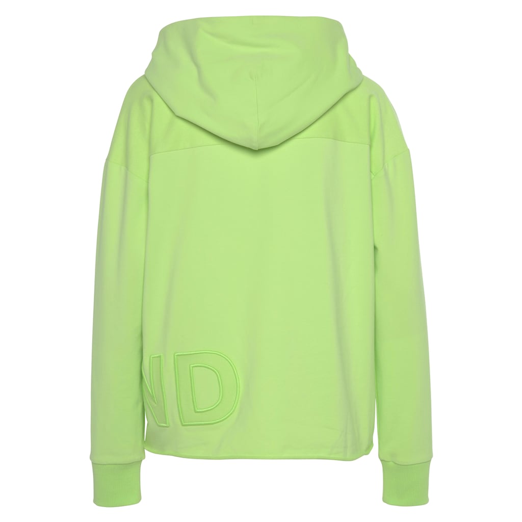Elbsand Kapuzensweatshirt »Elgin«, mit Logostickerei, lockerer Hoodie aus elastischer Baumwolle