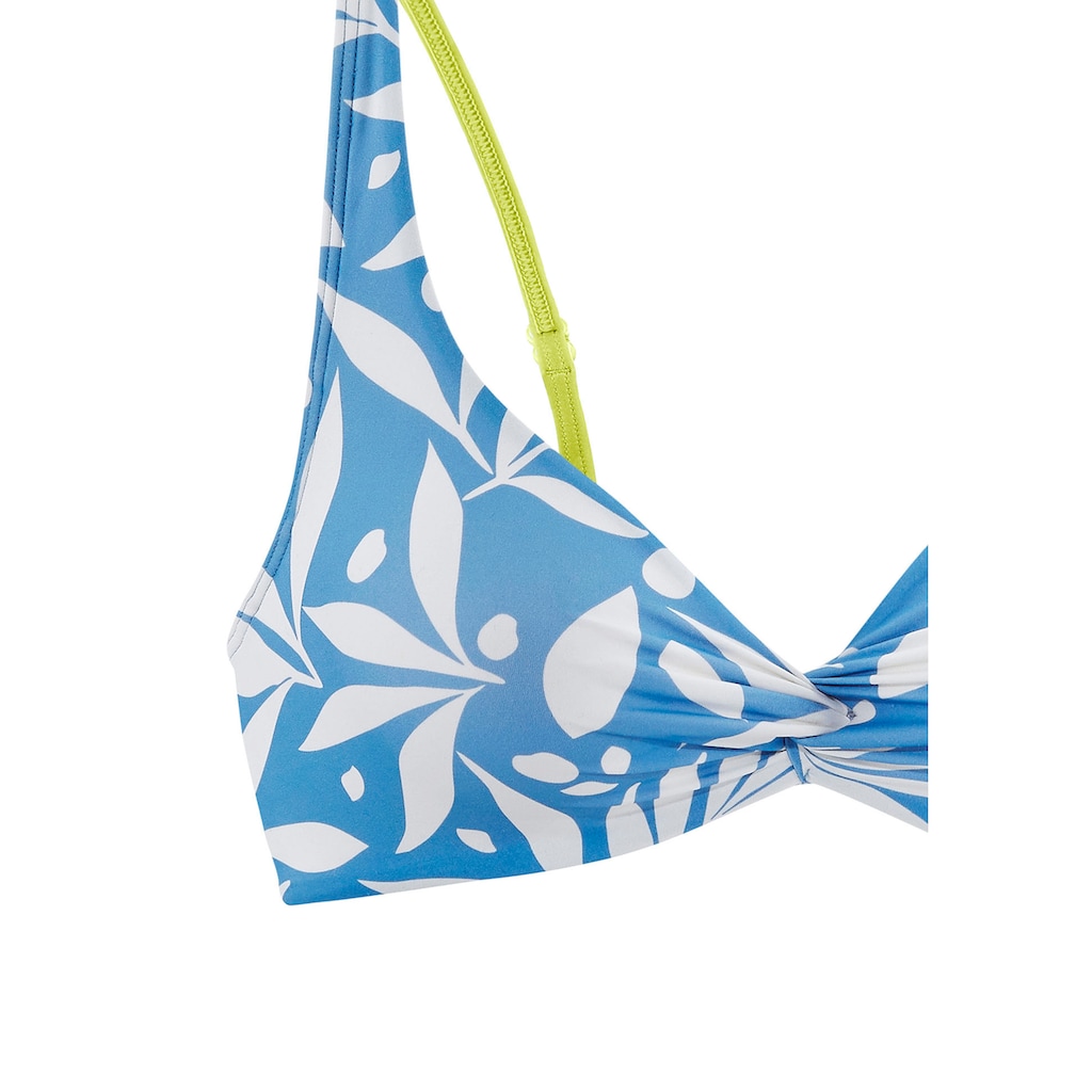 LASCANA ACTIVE Bügel-Bikini-Top »Lia«, mit Knotenoptik vorn