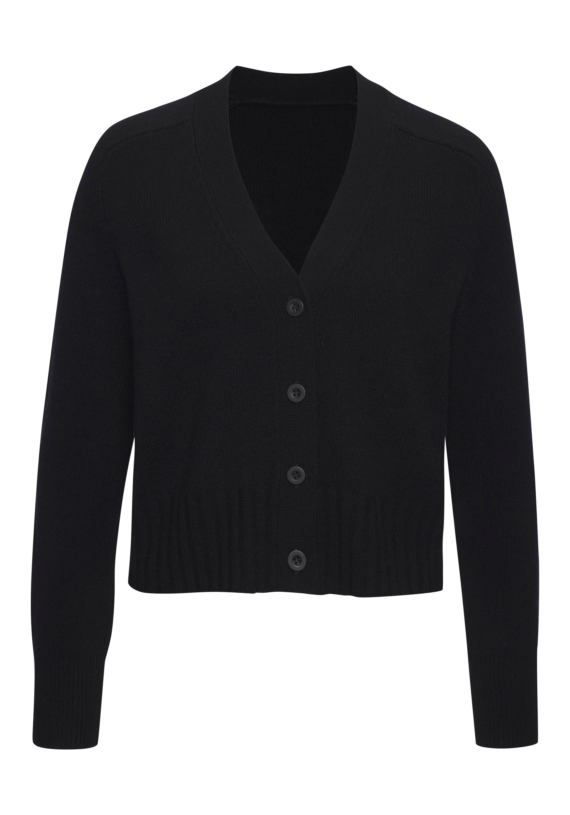 LASCANA Strickjacke, weiche Kaschmirstrickjacke mit V-Ausschnitt