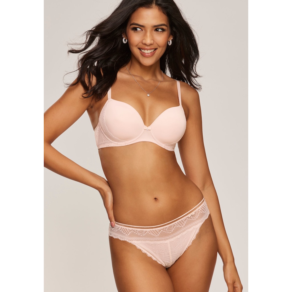 LASCANA Schalen-BH »Tiziana«, mit dekorativer Spitze, Dessous