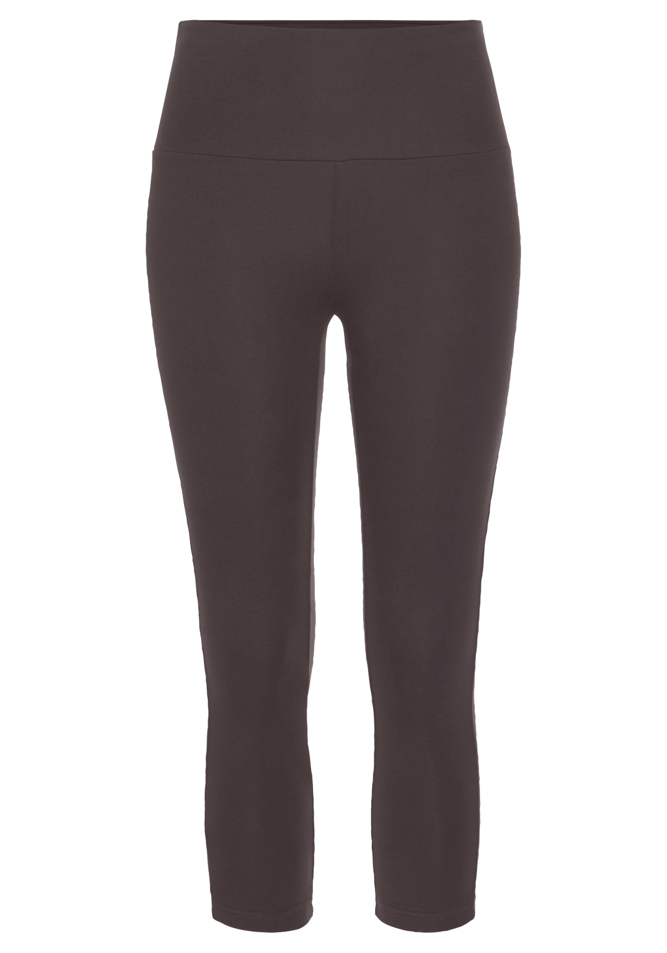 LASCANA Caprileggings, mit breitem weichem Bündchen, Loungewear