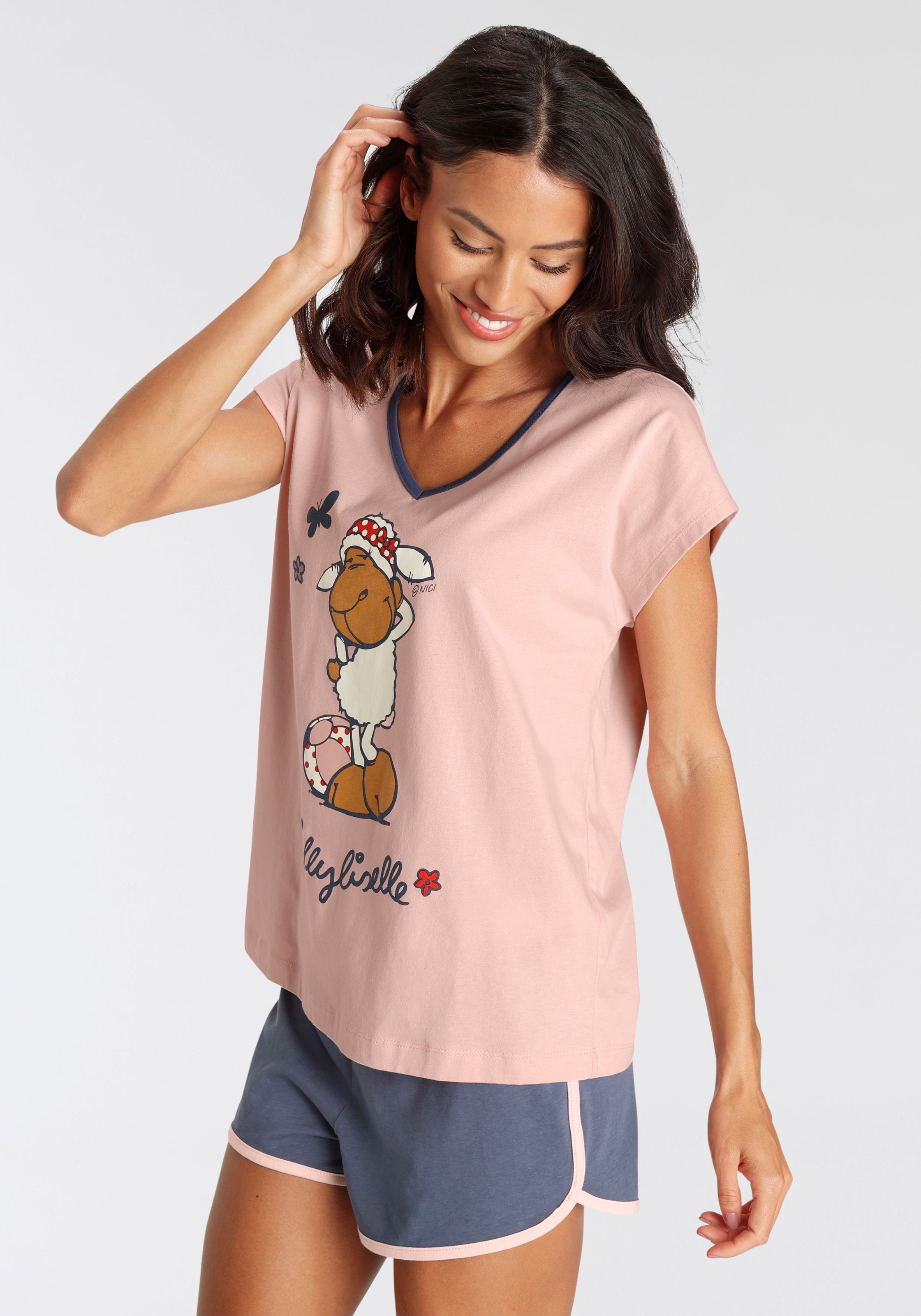 NICI Pyjama, (2 tlg.), mit Comic-Print