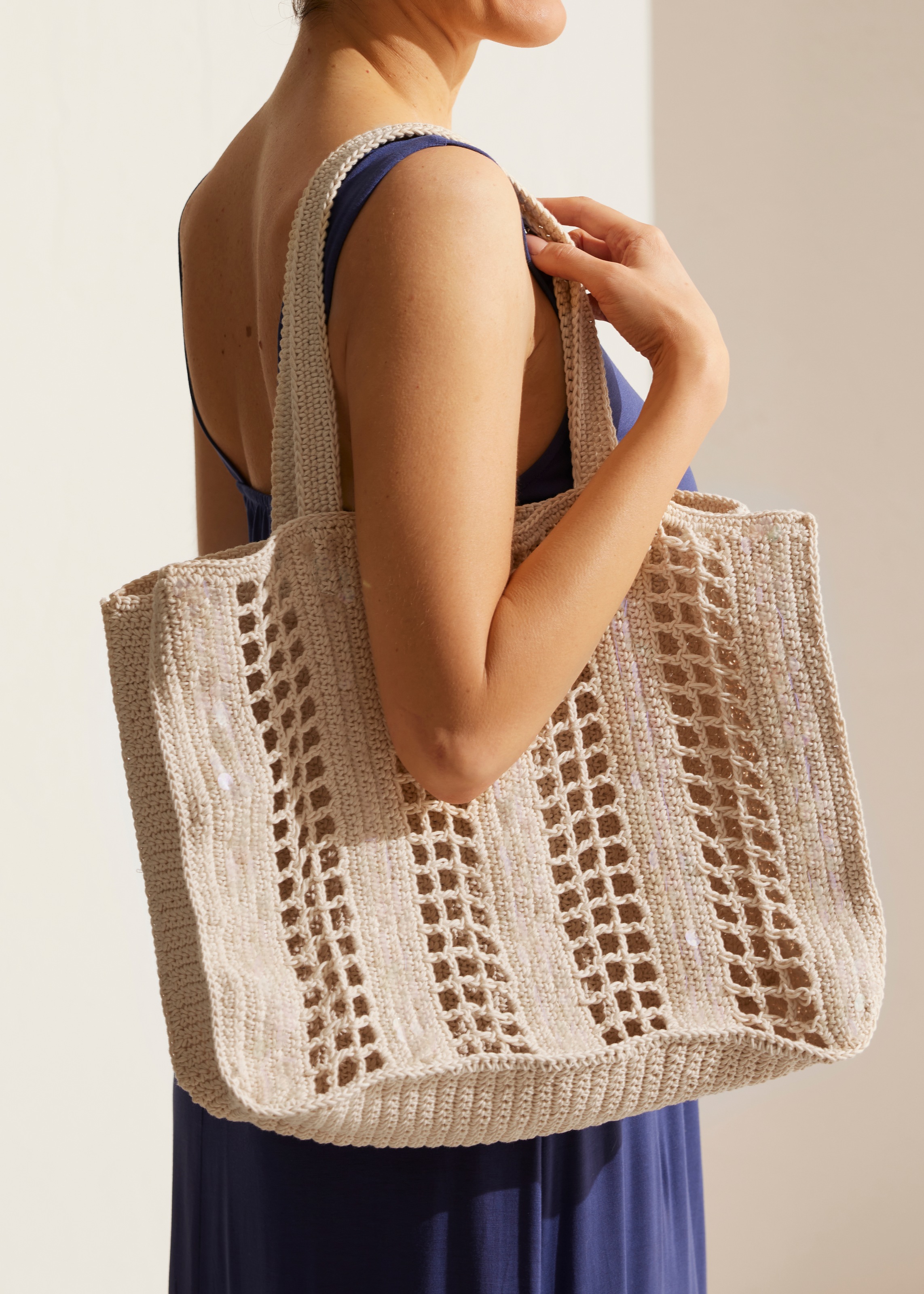 Vivance Shopper "Strandtasche" Handtasche, Schultertasche, Henkeltasche, Sommertasche