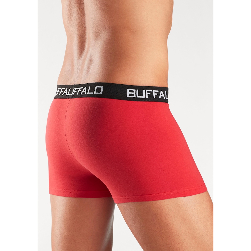 Buffalo Boxer »Boxershorts für Herren«, (Packung, 4 St.), aus Baumwoll-Mix