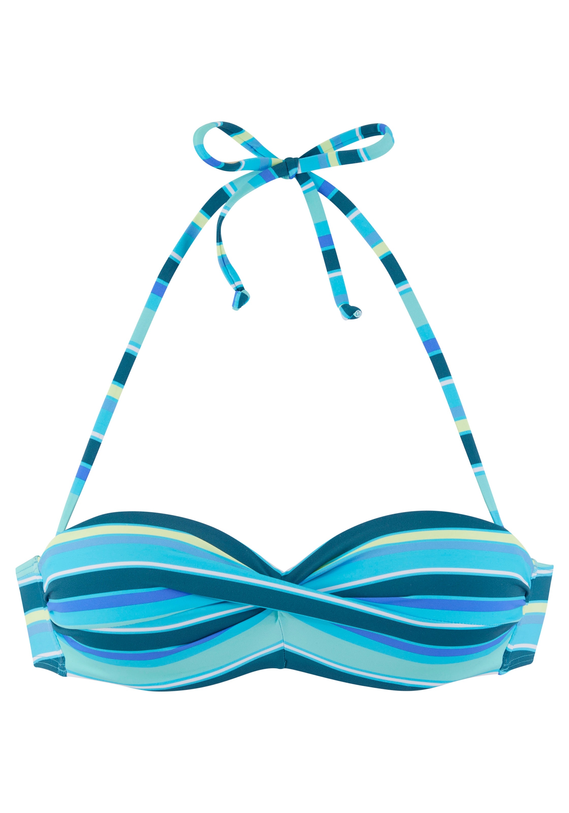 s.Oliver Bügel-Bandeau-Bikini-Top »Fun« im trendigen Streifen-Design