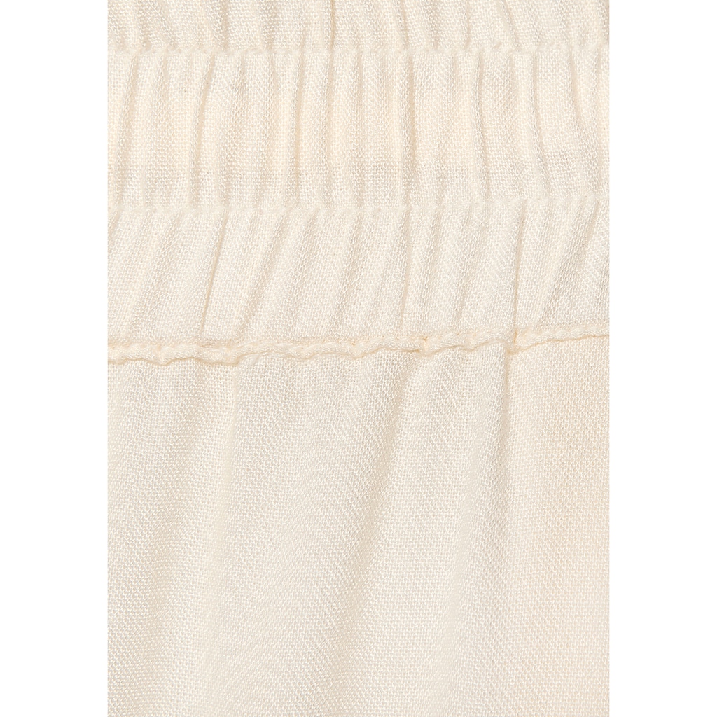 LASCANA Schlupfhose, aus gewebter Viskose, schmaler Schnitt, Sommerhose, Business-Look