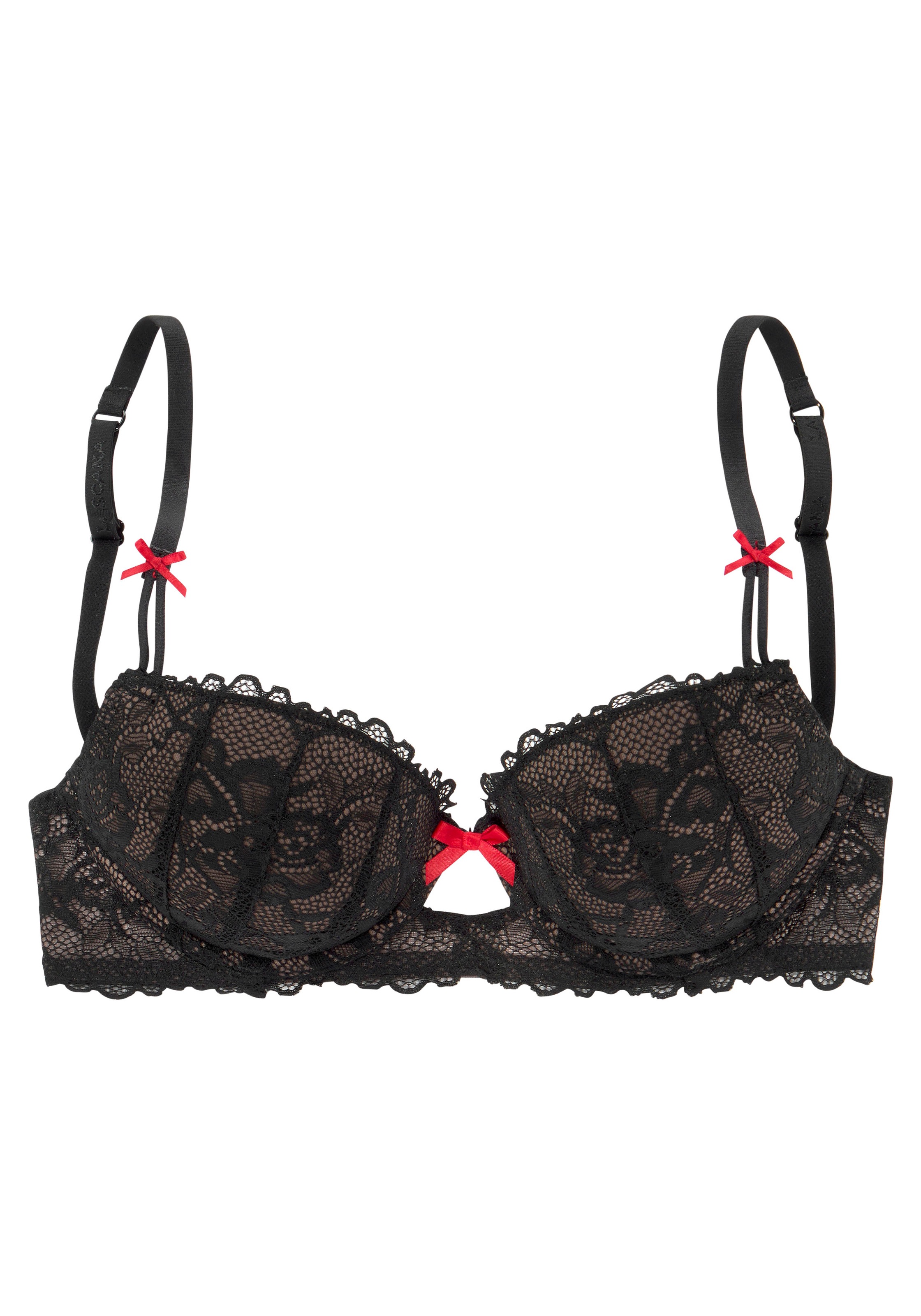 LASCANA Push-up-BH mit Bügel und verführerischem Cut-Out vorne mittig, sexy Dessous