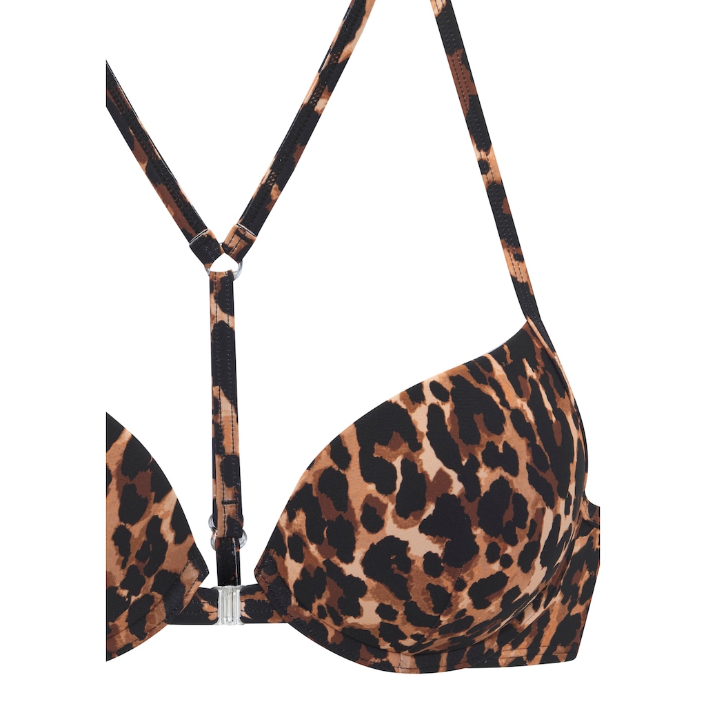 Bruno Banani Push-Up-Bikini, mit Vorderverschluss