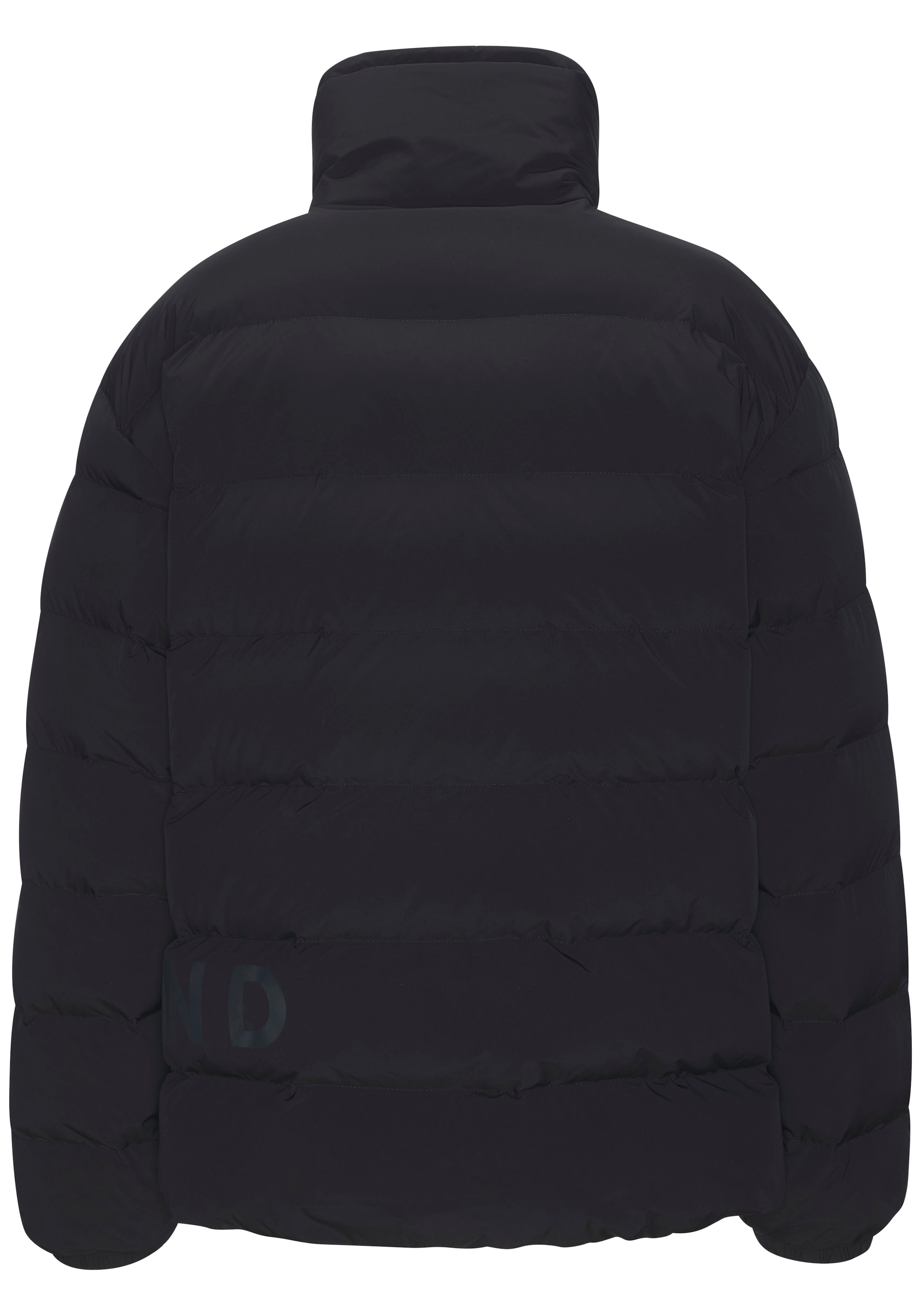 Elbsand Steppjacke mit grossem seitlichen Logo-Print
