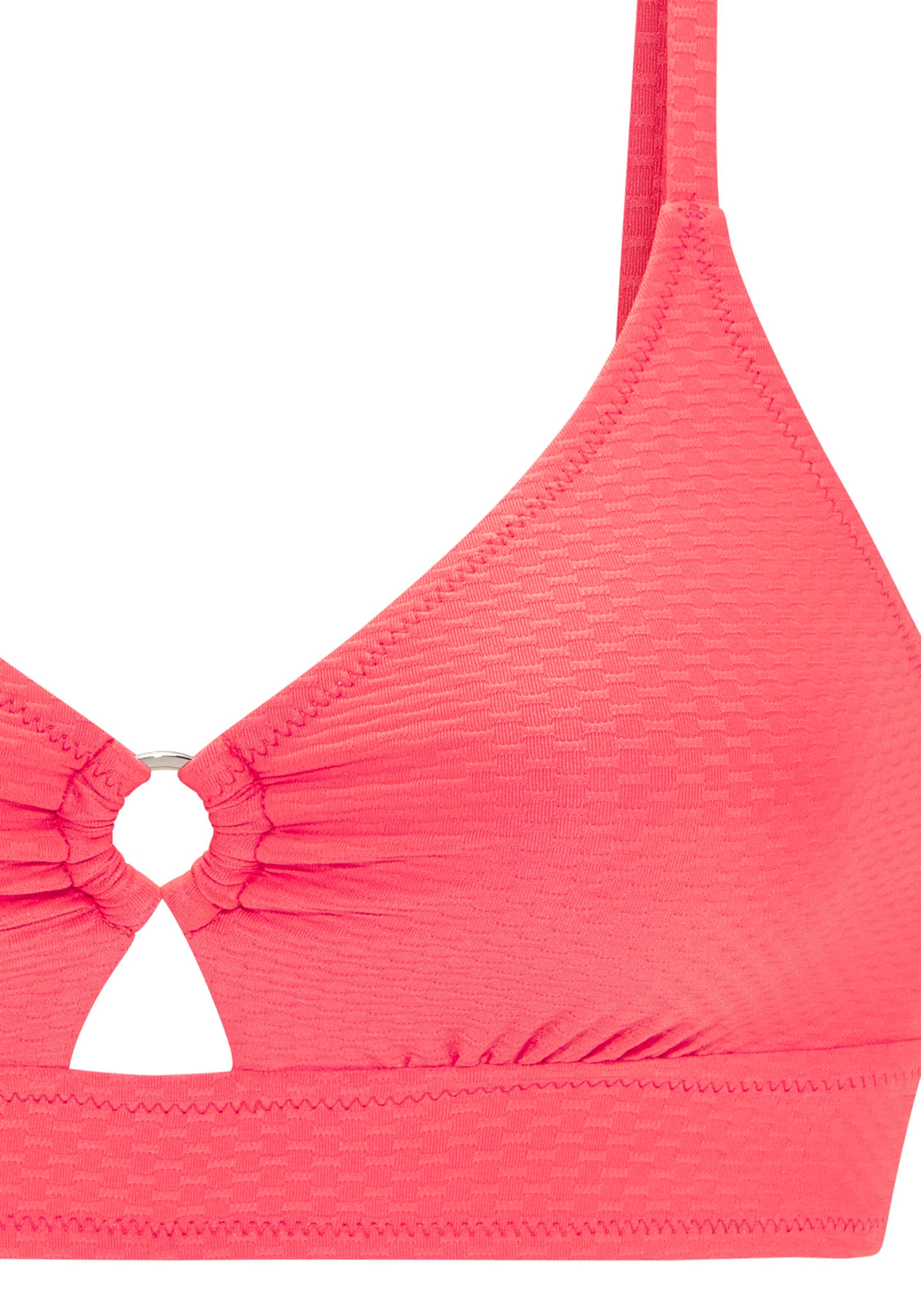 Bruno Banani Top bikini triangle »Kiara« Mit Zierring zwischen den Cups