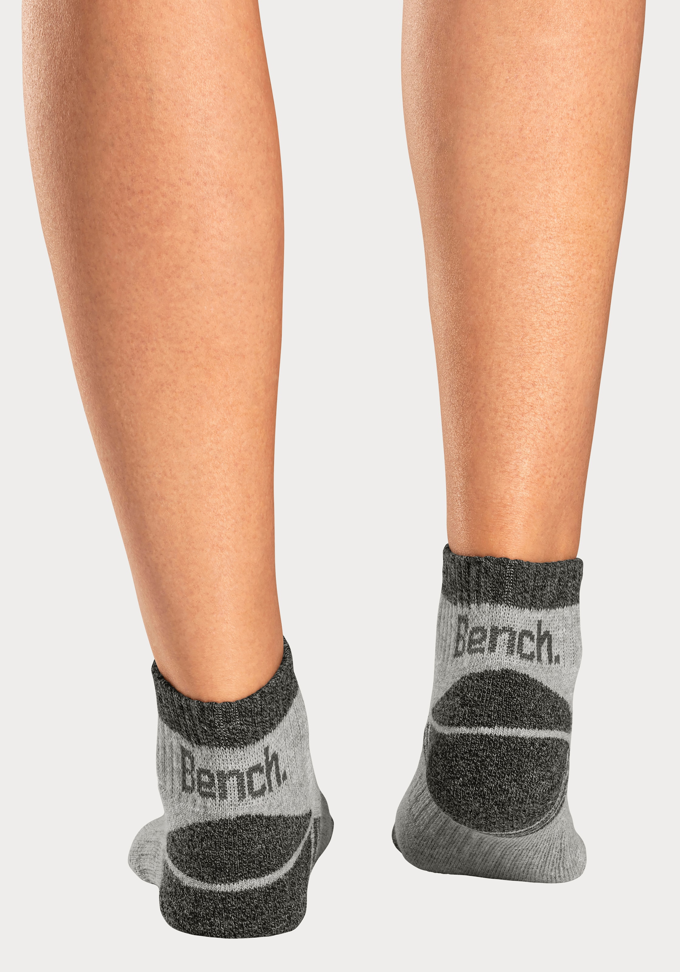 Bench. Kurzsocken Packung, 3 Stk. tlg. mit Mittelfussgummi und Pikee