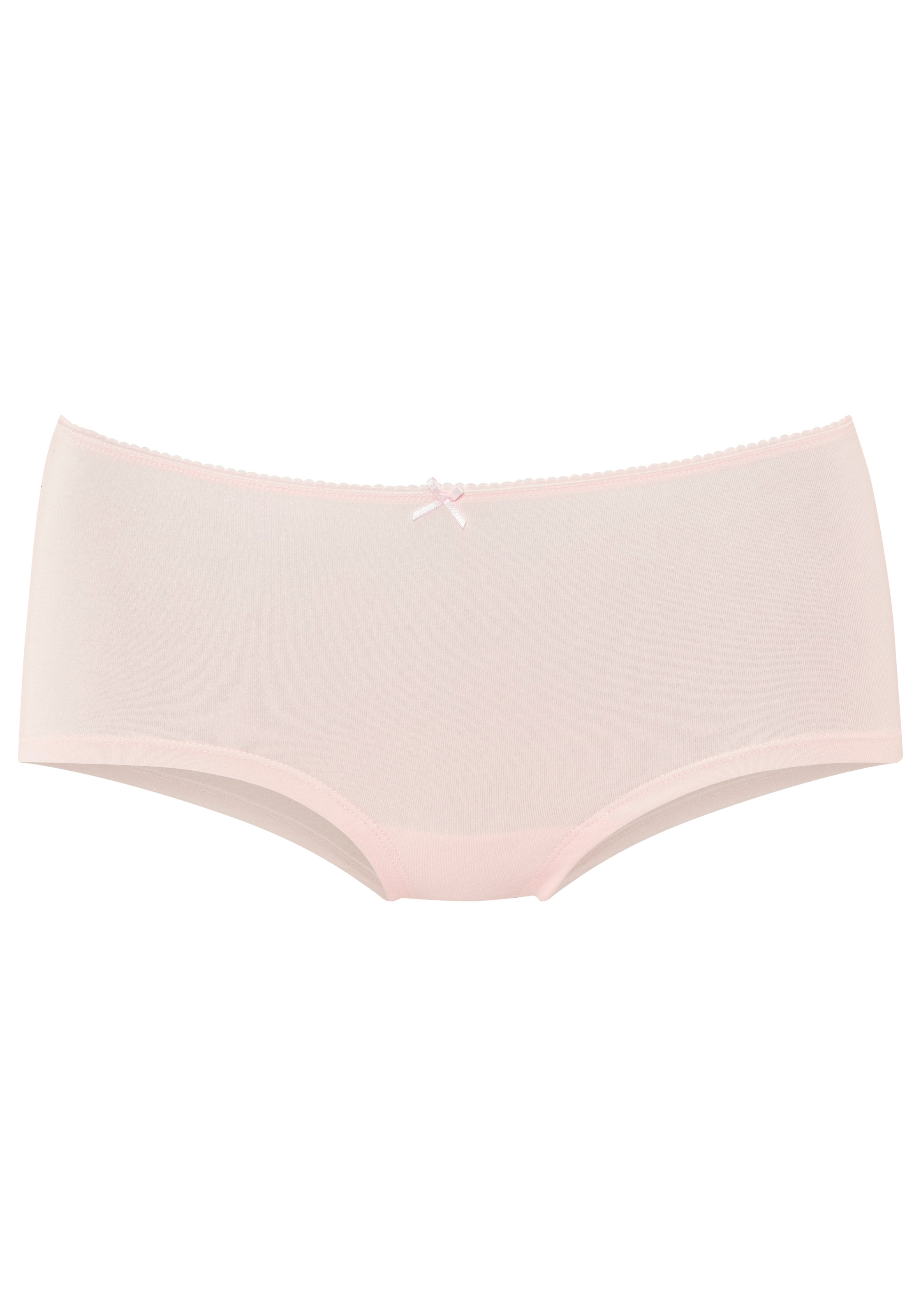 Vivance Panty mit kleiner Häkelkante, angenehme Baumwollqualität