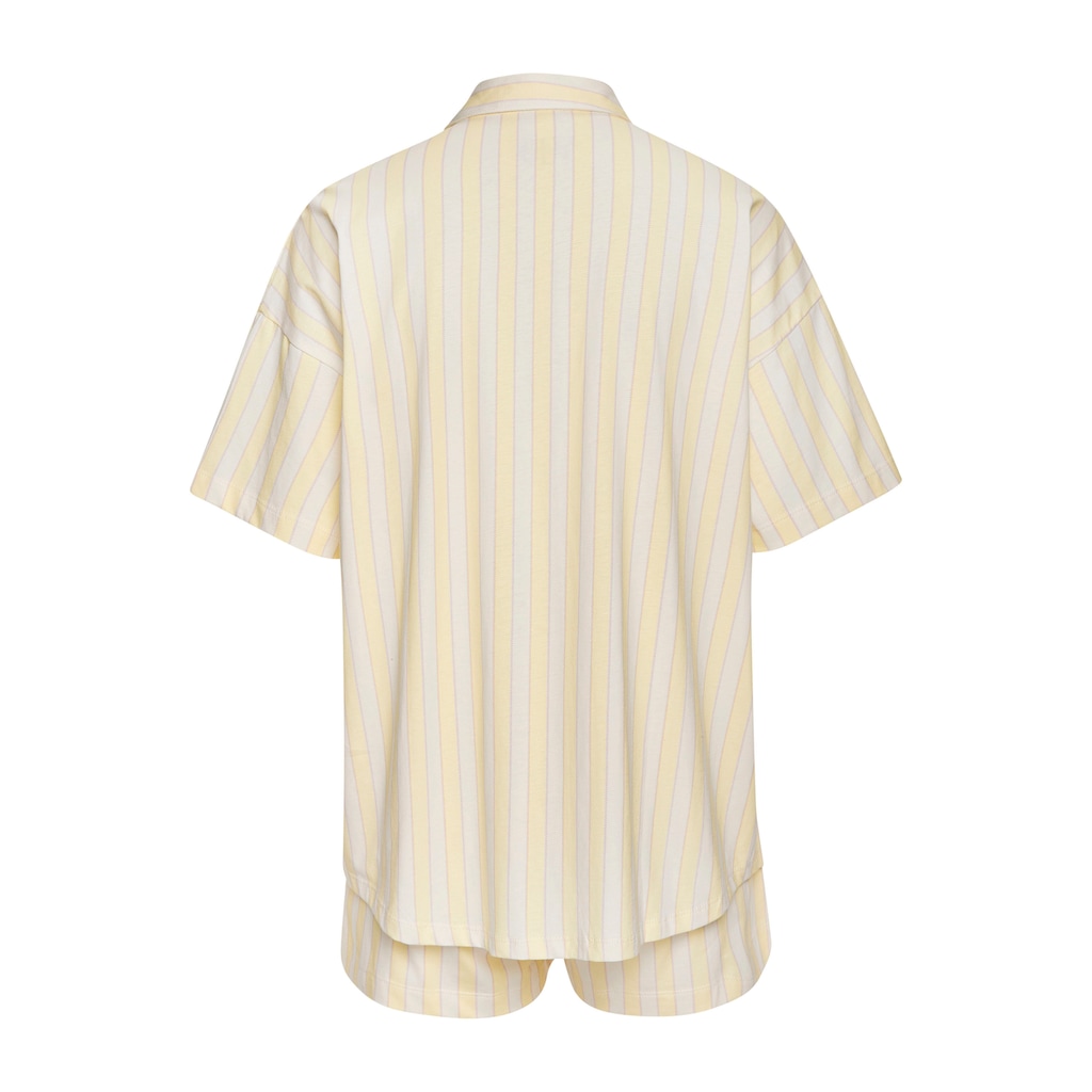 Vivance Dreams Shorty, (Set, 2 tlg.), mit zartem Streifenmuster