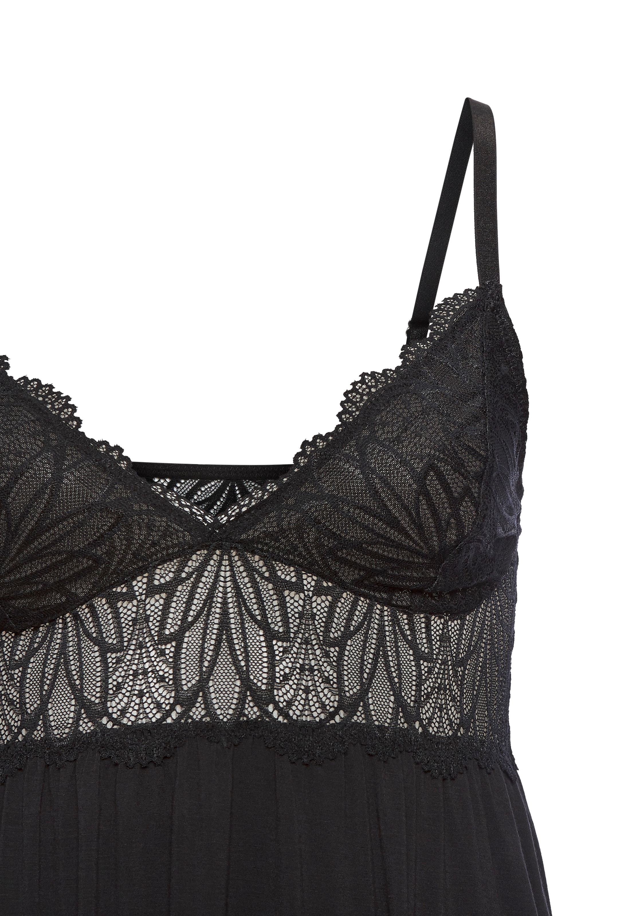 LASCANA Negligé Mit schönen Spitzendetails