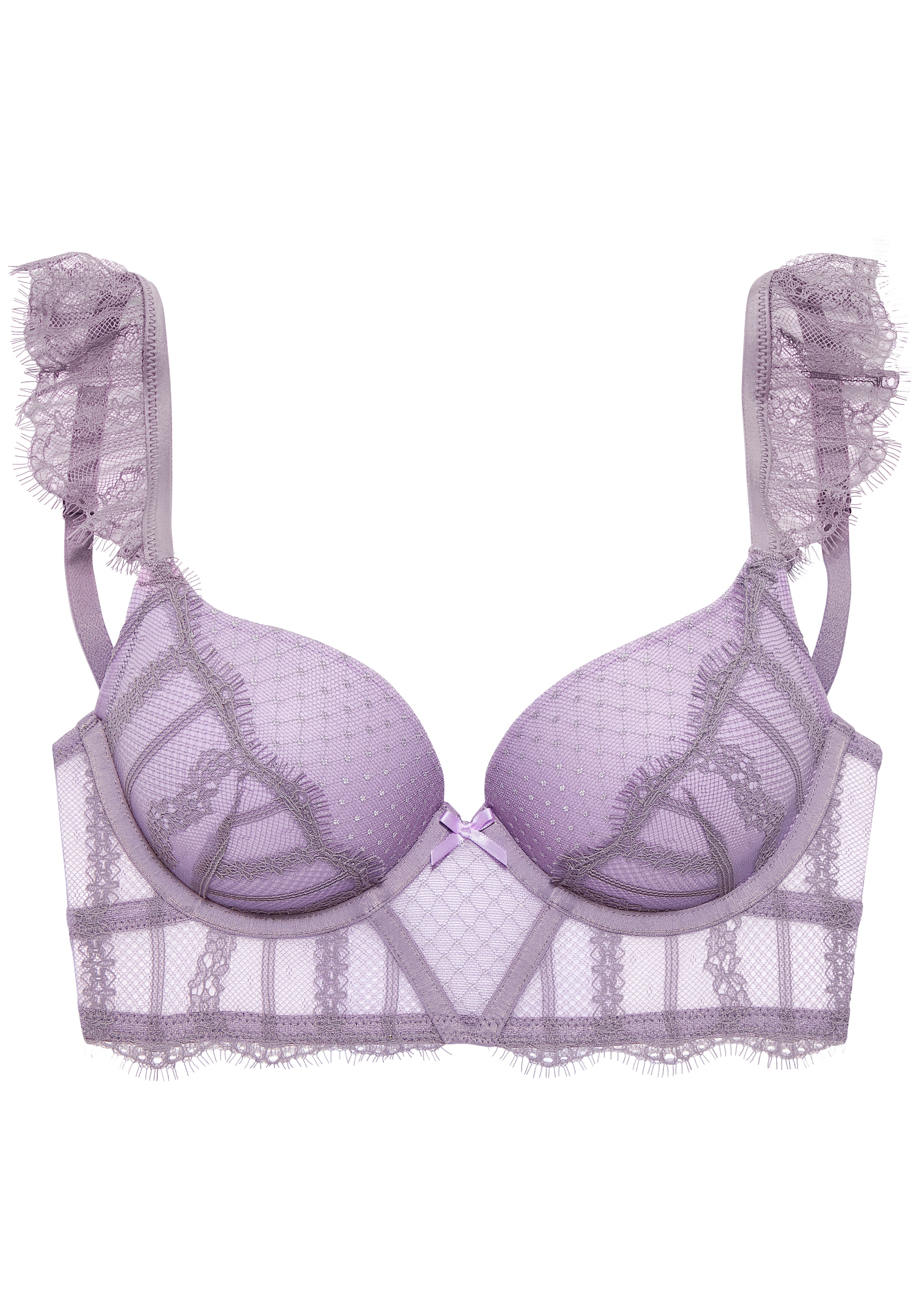 LASCANA Soutien-gorge push-up », BH mit Bügel, Super-Push-up-BH, Longline BH, Spitzen-BH« peut être combiné en ensemble de lingerie, lingerie sexy, lingerie sexy