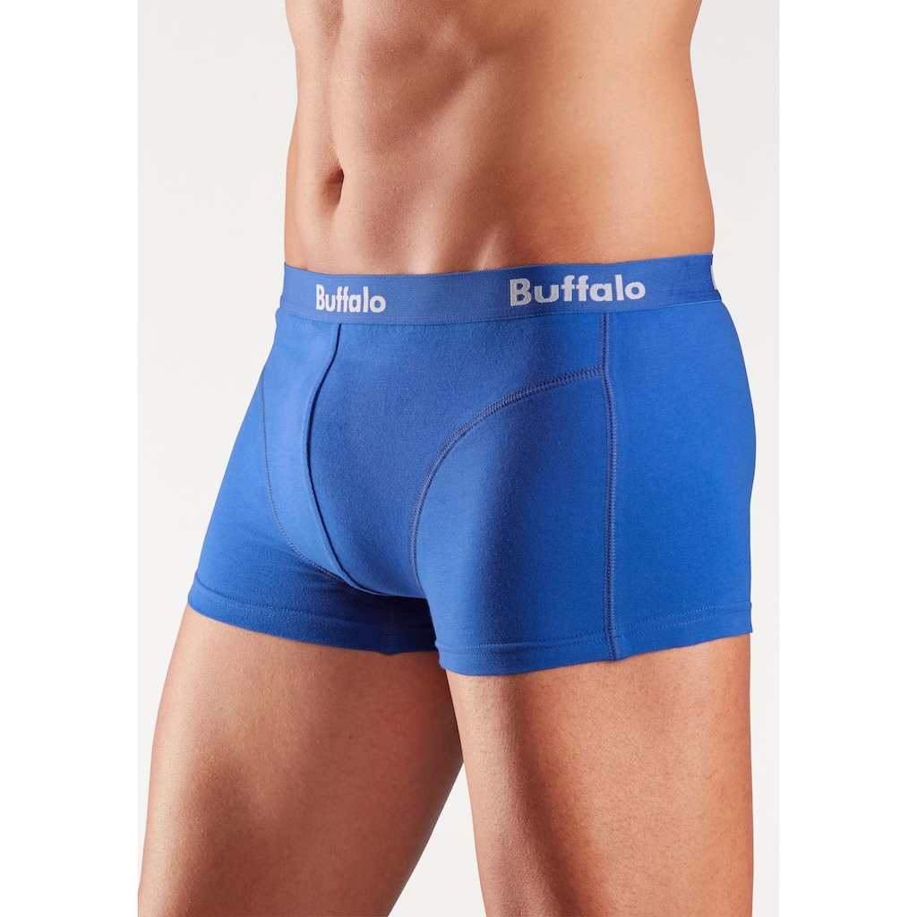 Buffalo Hipster, (Packung, 3 St.), knapp sitzende Boxershorts aus Baumwollmischung