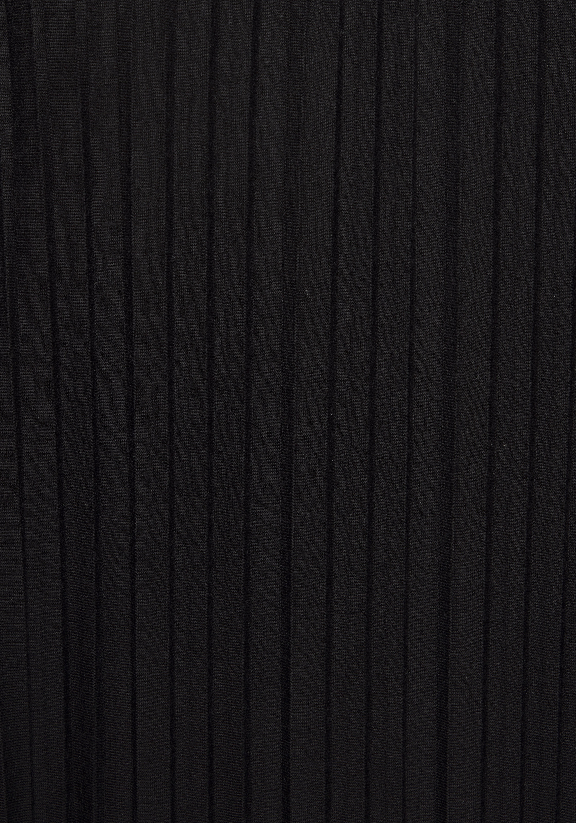 LASCANA T-shirt plissé Angenehme Viskose-Mischqualität