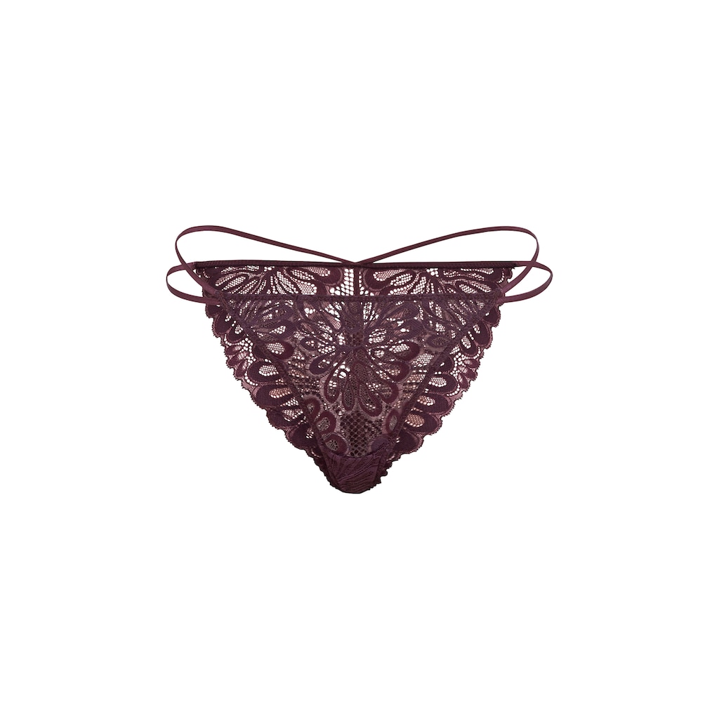 LSCN by LASCANA String, (1 St.), aus blättriger Spitze