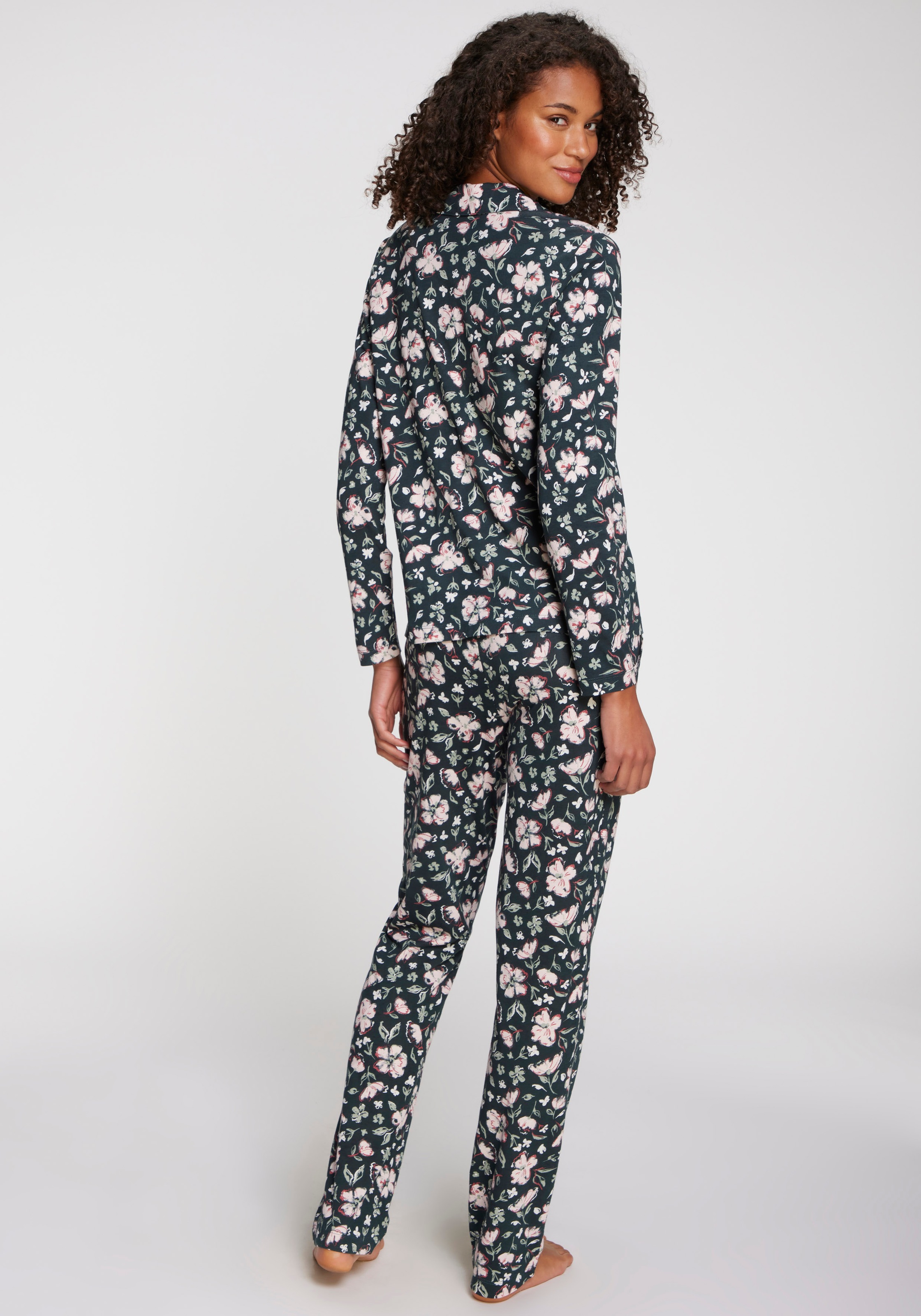 s.Oliver Pyjamahose, Schönes Allovermuster