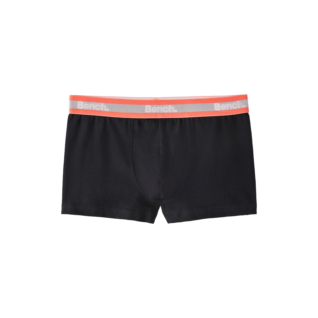 Bench. Boxer »Boxershorts für Jungen«, (Packung, 3 St.), unifarben mit neon Bündchen