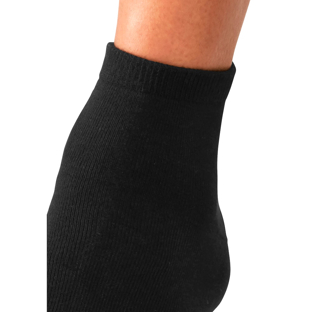 Bench. Kurzsocken, (Packung, 6 Paar), mit eingestricktem Markenlogo im Bündchen