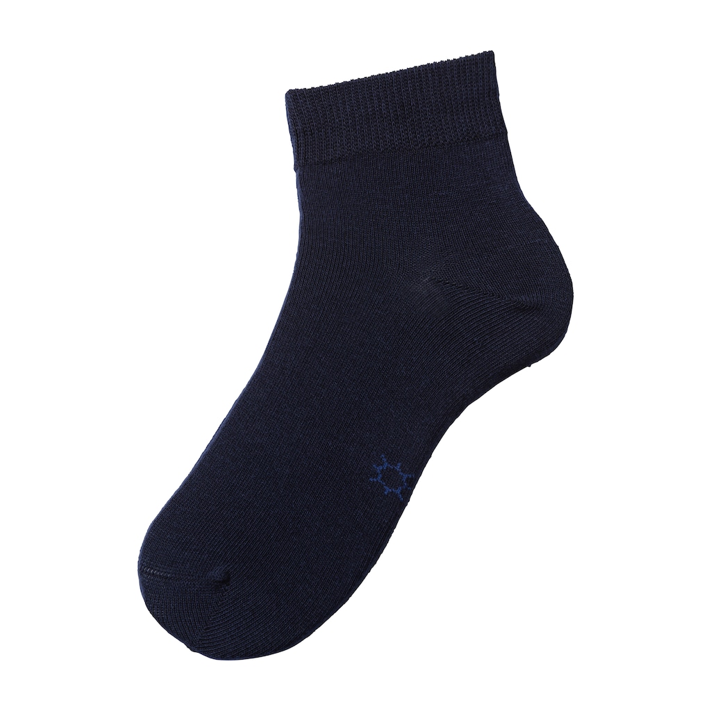 H.I.S Kurzsocken, (Packung, 10 Paar), mit eingestrickten Symbolen