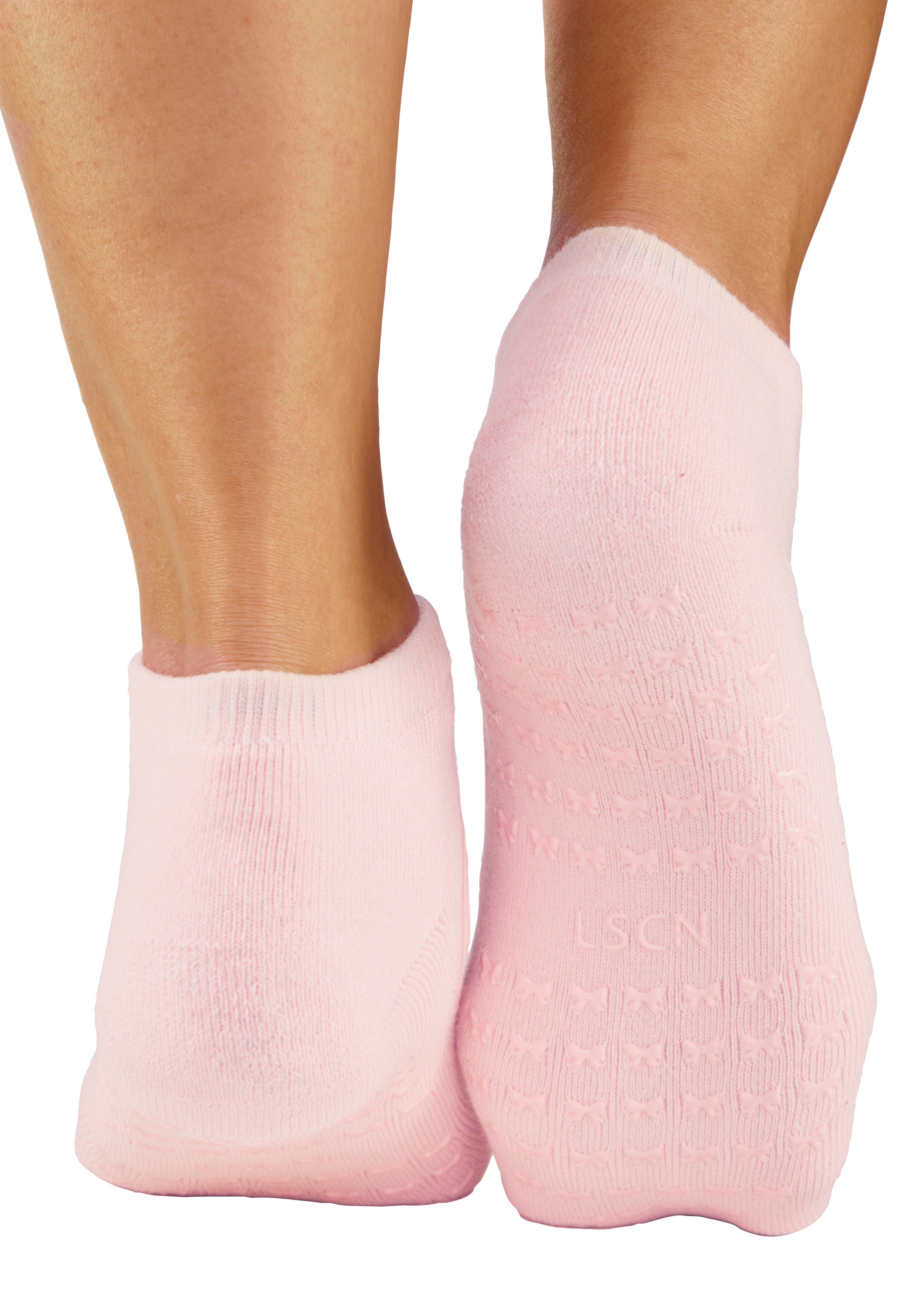 LSCN by LASCANA Chaussettes ABS »Pilates Socke mit ABS« Paquet, 2 Couple tlg. pour Pilates ou Yoga,