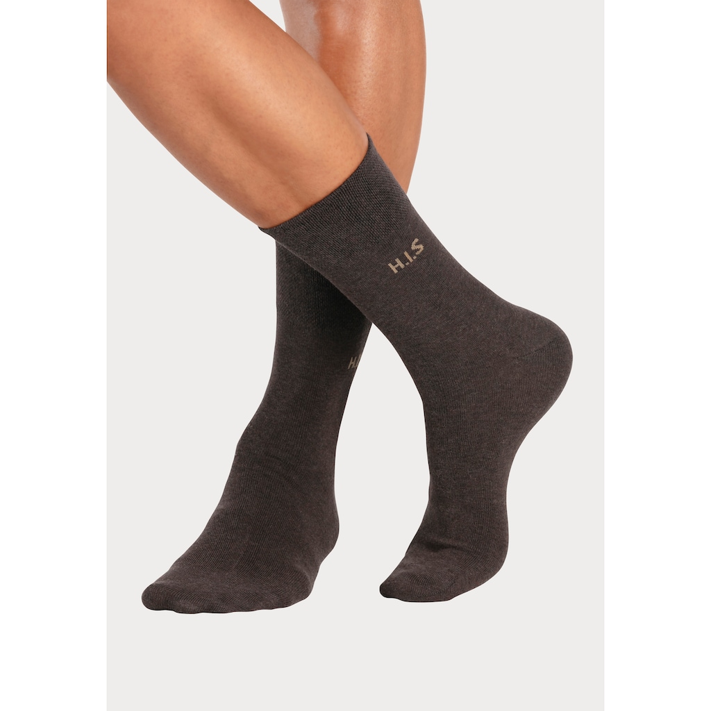 H.I.S Socken, (Packung, 12 Paar), ohne einschneidendes Gummi