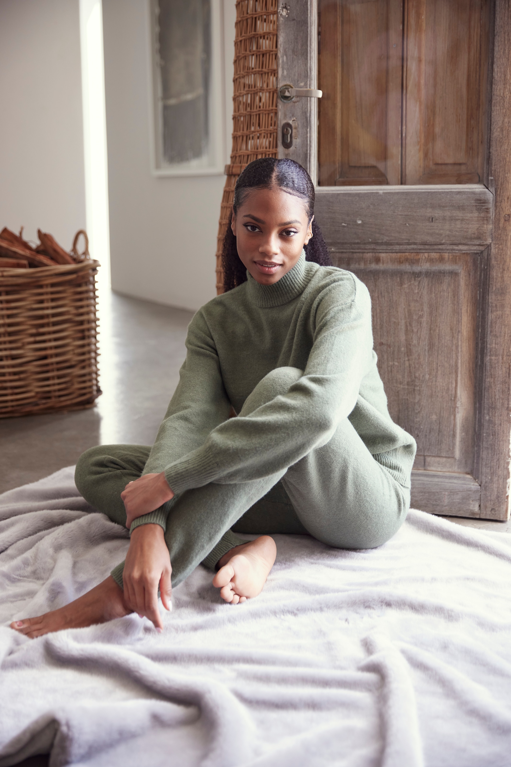 LASCANA Strickhose, aus weichem Strick, Loungewear