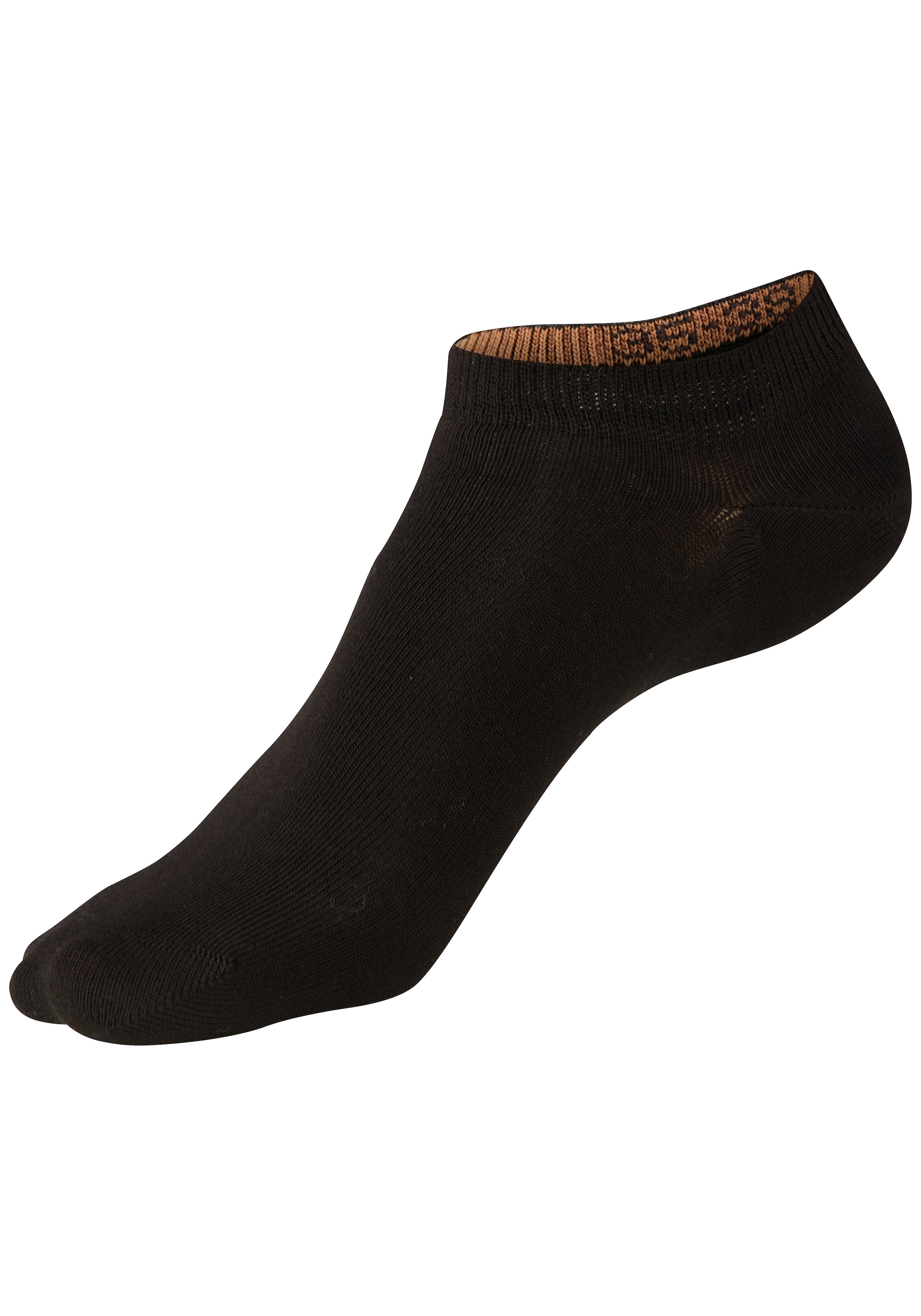 H.I.S Chaussettes de baskets »für Damen und Herren, perfekt zu sortieren, mit farbigen Innenbündchen« Boîte, 20 Couple tlg. dans une boîte cadeau pratique pour le travail et les loisirs